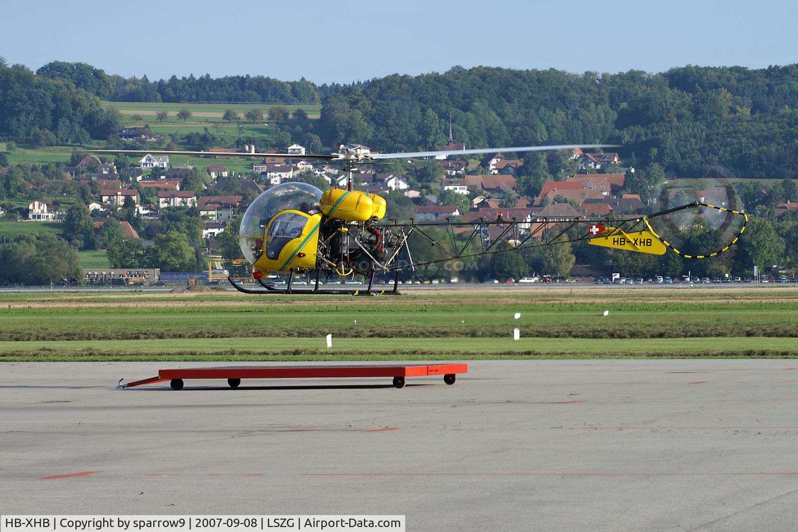 HB-XHB, 1966 Westland AB-47G-3B-1 C/N WAP139, At Grenchen.