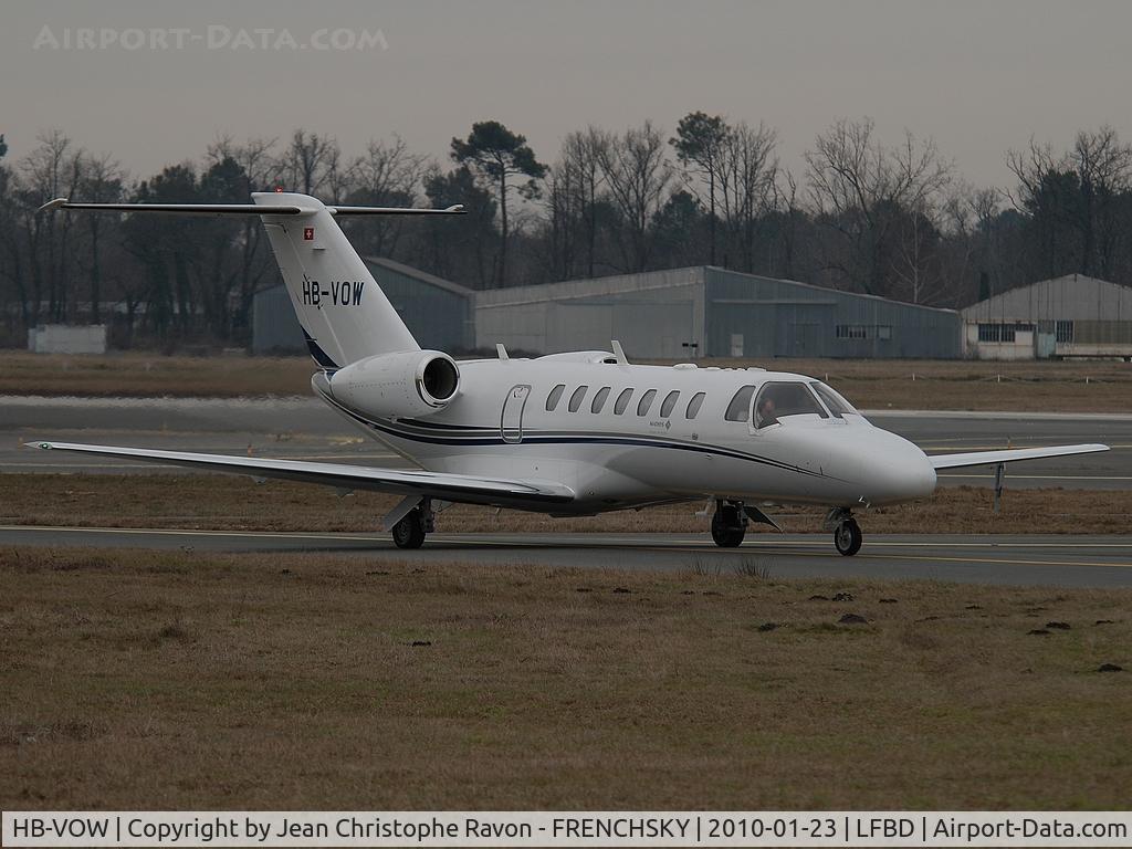 HB-VOW, 2008 Cessna 525B CitationJet CJ3 C/N 525B-0209, TAG Aviation SA