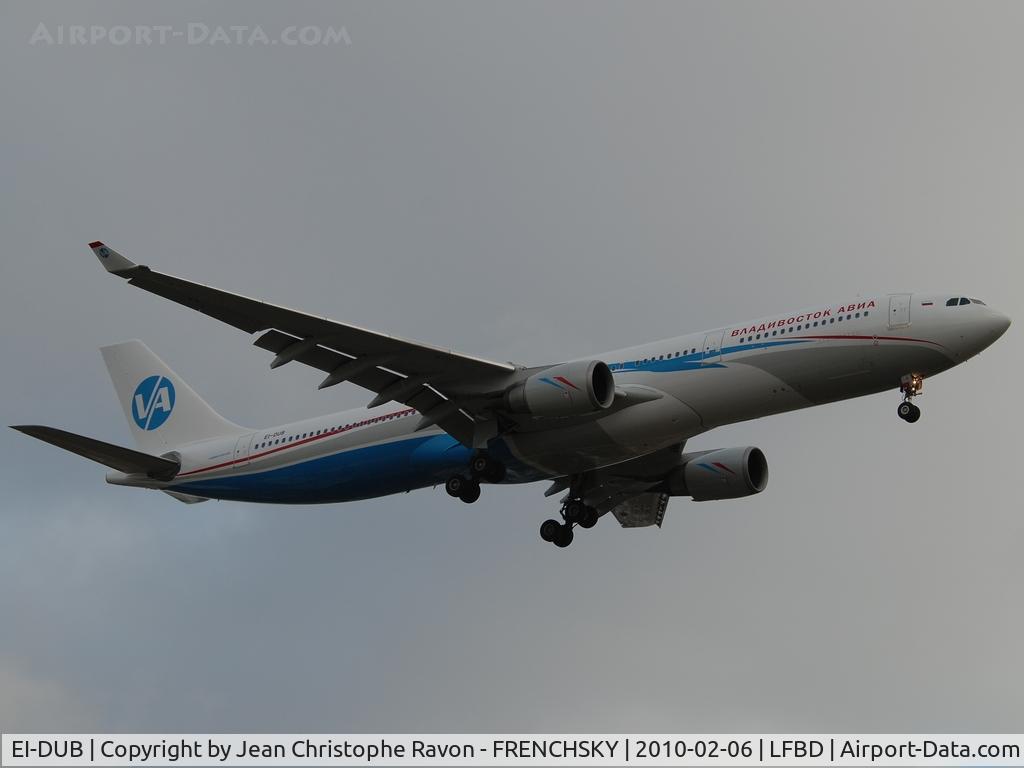 EI-DUB, 1994 Airbus A330-301 C/N 055, Vladivostok Air (ILFC) landing runway 05