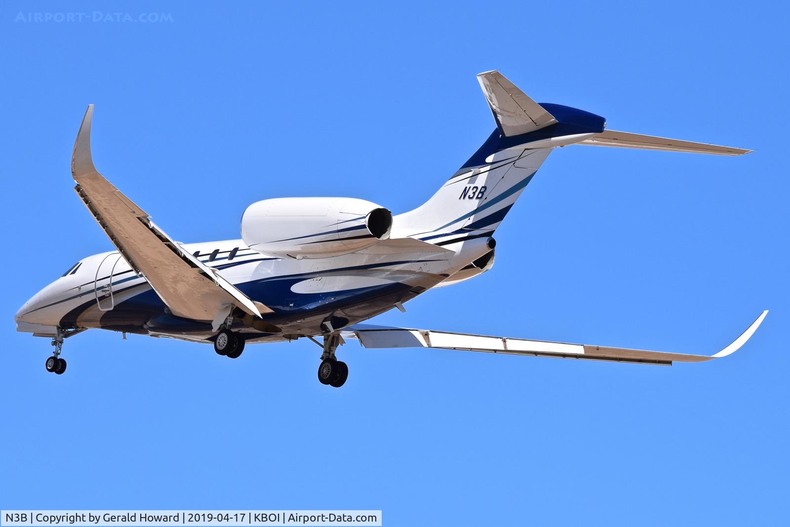 N3B, 2002 Cessna 750 Citation X C/N 750-0177, Landing RWY 28R.