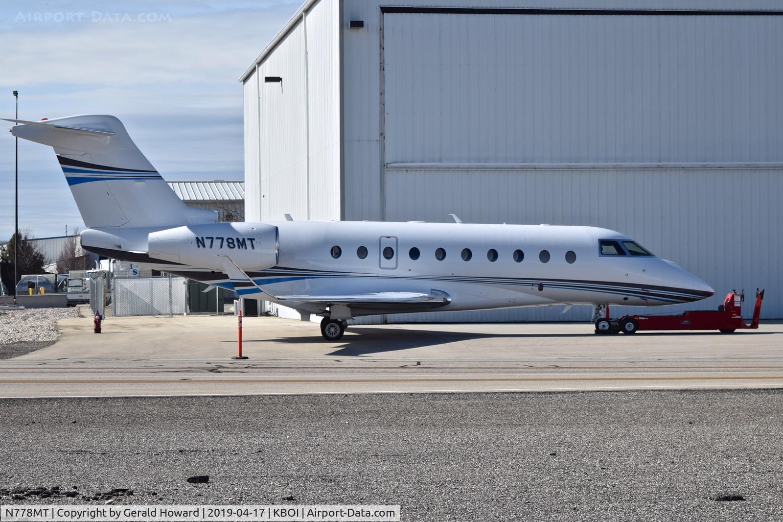 N778MT, 2018 Israel Aircraft Industries Gulfstream G280 C/N 2158, Parked by the Micron Hangar.