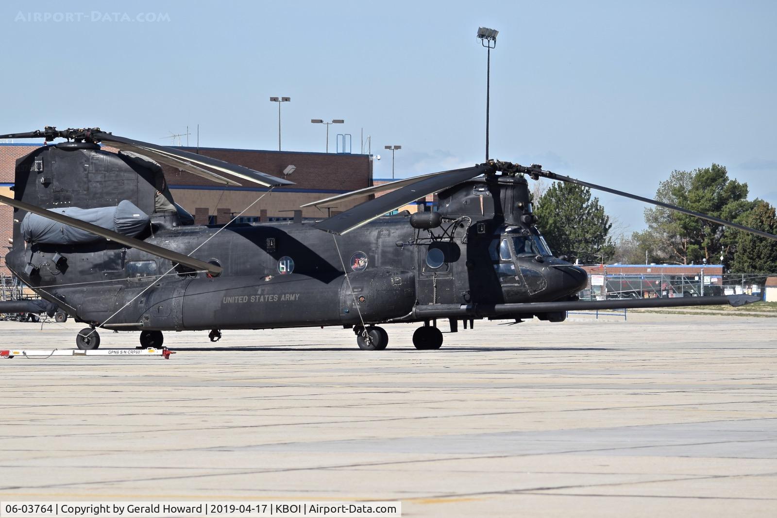 06-03764, Boeing MH-47G Chinook C/N M.3764, U.S. Army 160th Special Operations Aviation Regiment (SOAR) “Night Stalkers” 4th BN, Joint Base Lewis-McChord, WA.  Rebuilt 47D 89-00161.