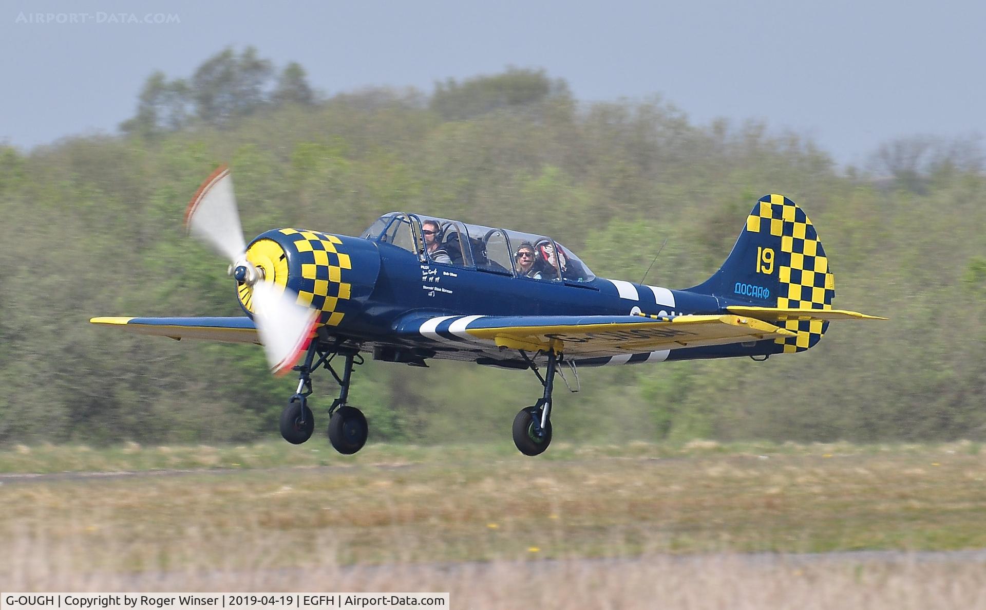 G-OUGH, 1987 Bacau Yak-52 C/N 877404, Resident Yak-52/DOSAAF/Yellow 19.