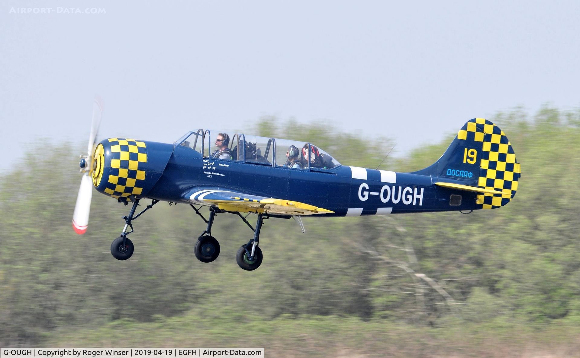 G-OUGH, 1987 Bacau Yak-52 C/N 877404, Resident Yak-52/DOSAAF/Yellow 19.