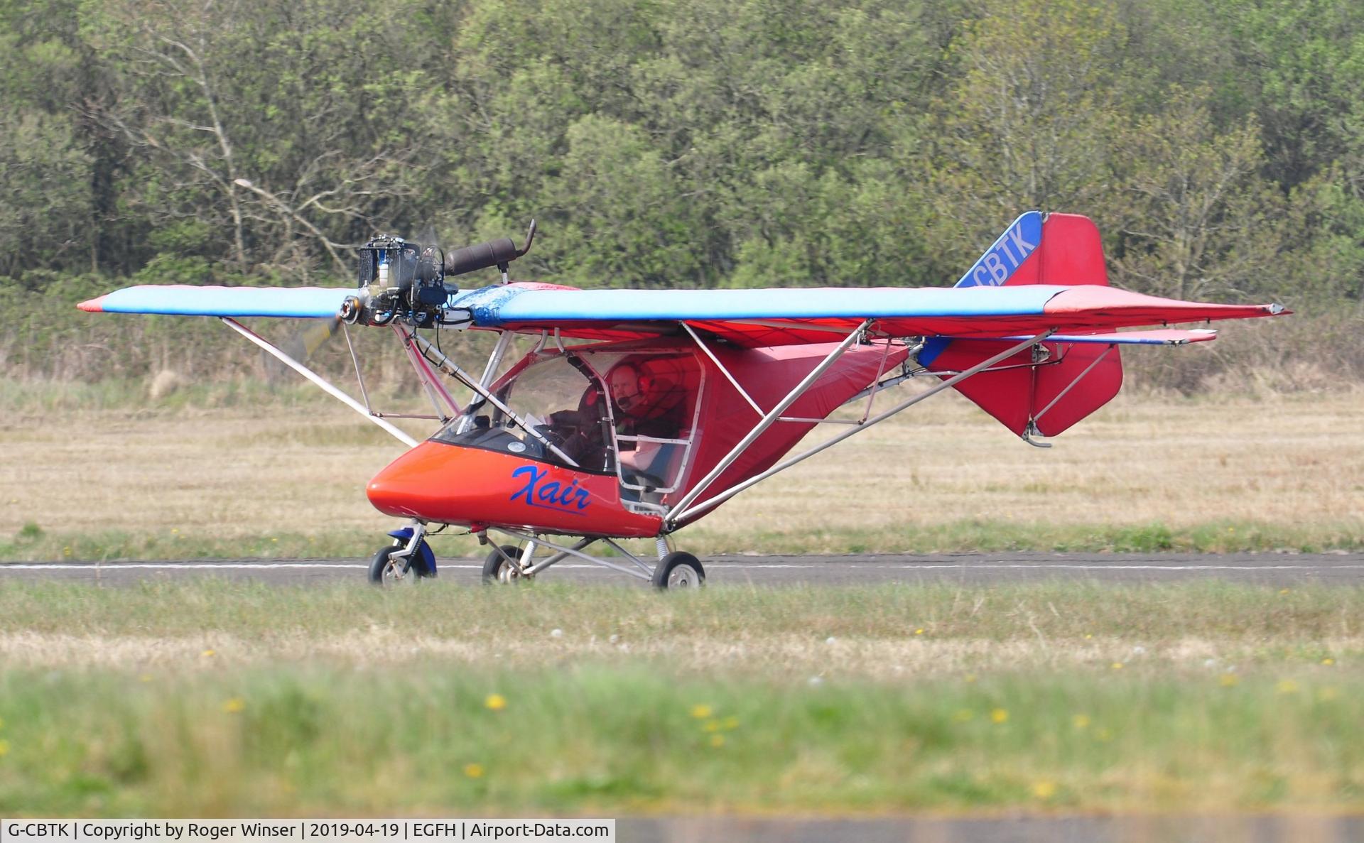 G-CBTK, 2002 Raj Hamsa X-Air 582(5) C/N BMAA/HB/168, Visiting Xair 582(5).