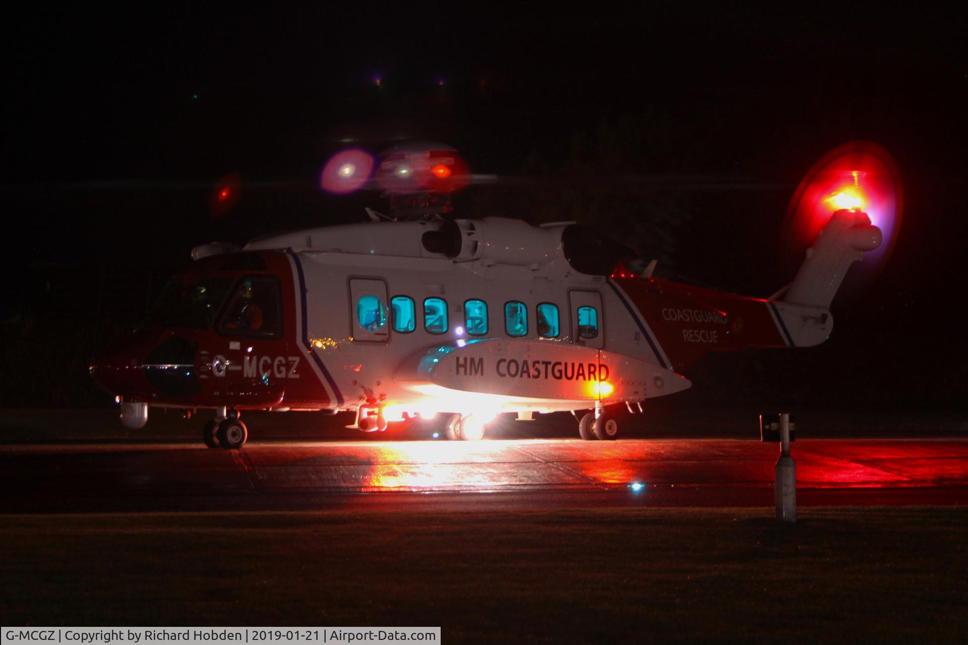 G-MCGZ, 2014 Sikorsky S-92A C/N 920262, RESCUE924 Treliske Hospital, Truro, Cornwall