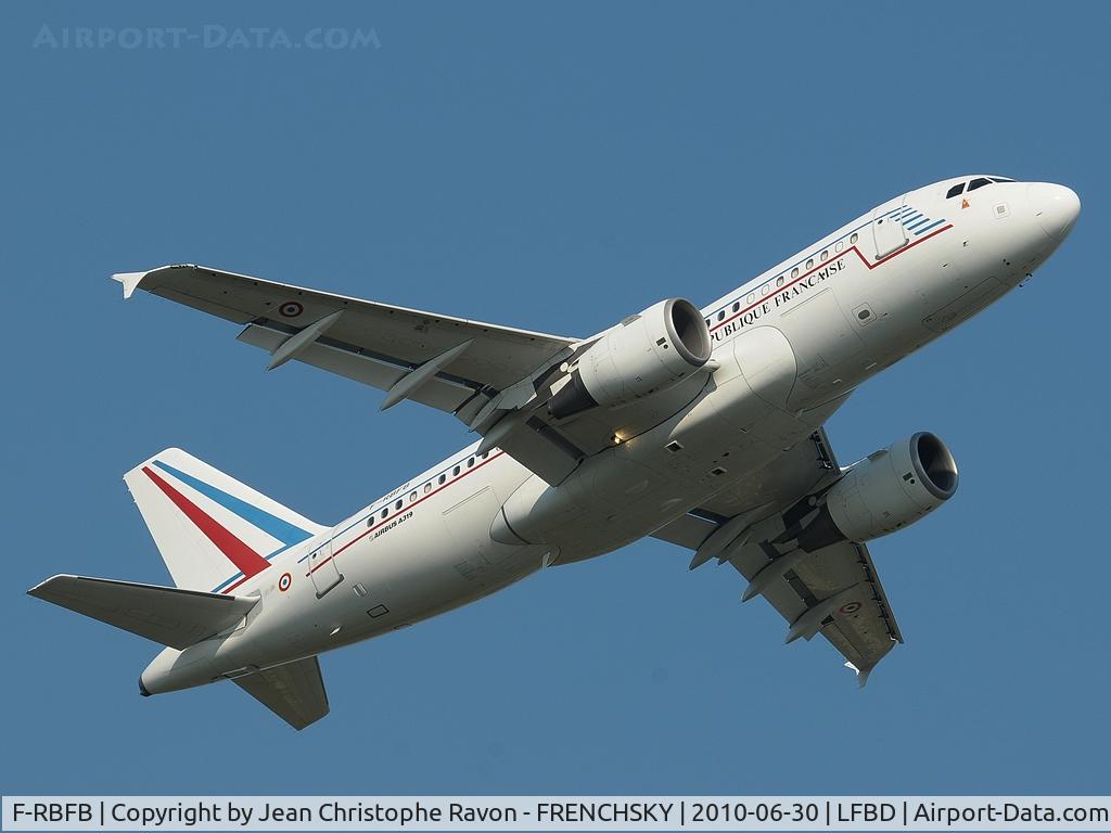 F-RBFB, 2001 Airbus ACJ319 (A319-115/CJ) C/N 1556, Commandement du Transport Aerien Militaire 