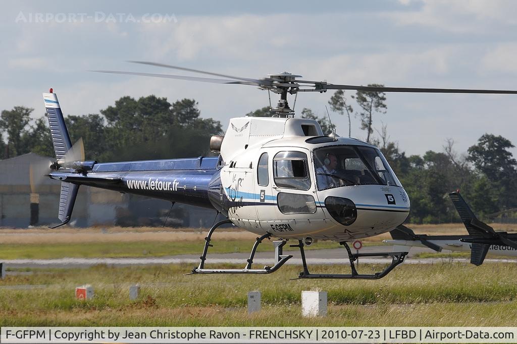 F-GFPM, Aerospatiale AS-350BA Ecureuil C/N 1833, Mont Blanc Hélicoptères (Tour de France 2010)