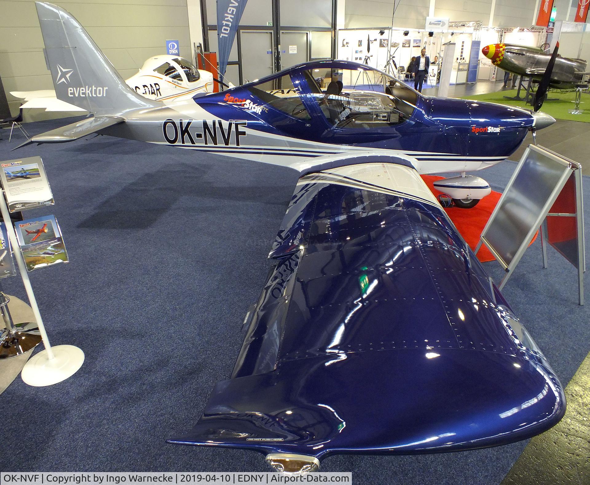 OK-NVF, 2018 Evektor-Aerotechnik SportStar RTC C/N Not found OK-NVF, Evektor SportStar RTC at the AERO 2019, Friedrichshafen
