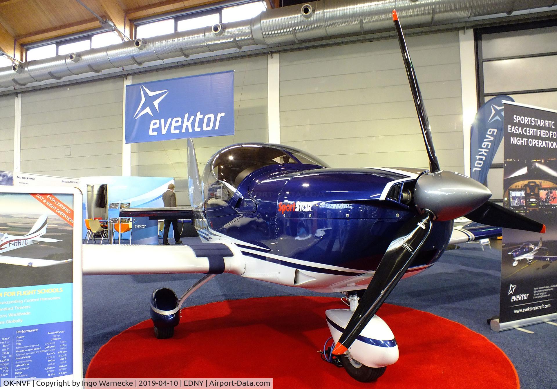 OK-NVF, 2018 Evektor-Aerotechnik SportStar RTC C/N Not found OK-NVF, Evektor SportStar RTC at the AERO 2019, Friedrichshafen