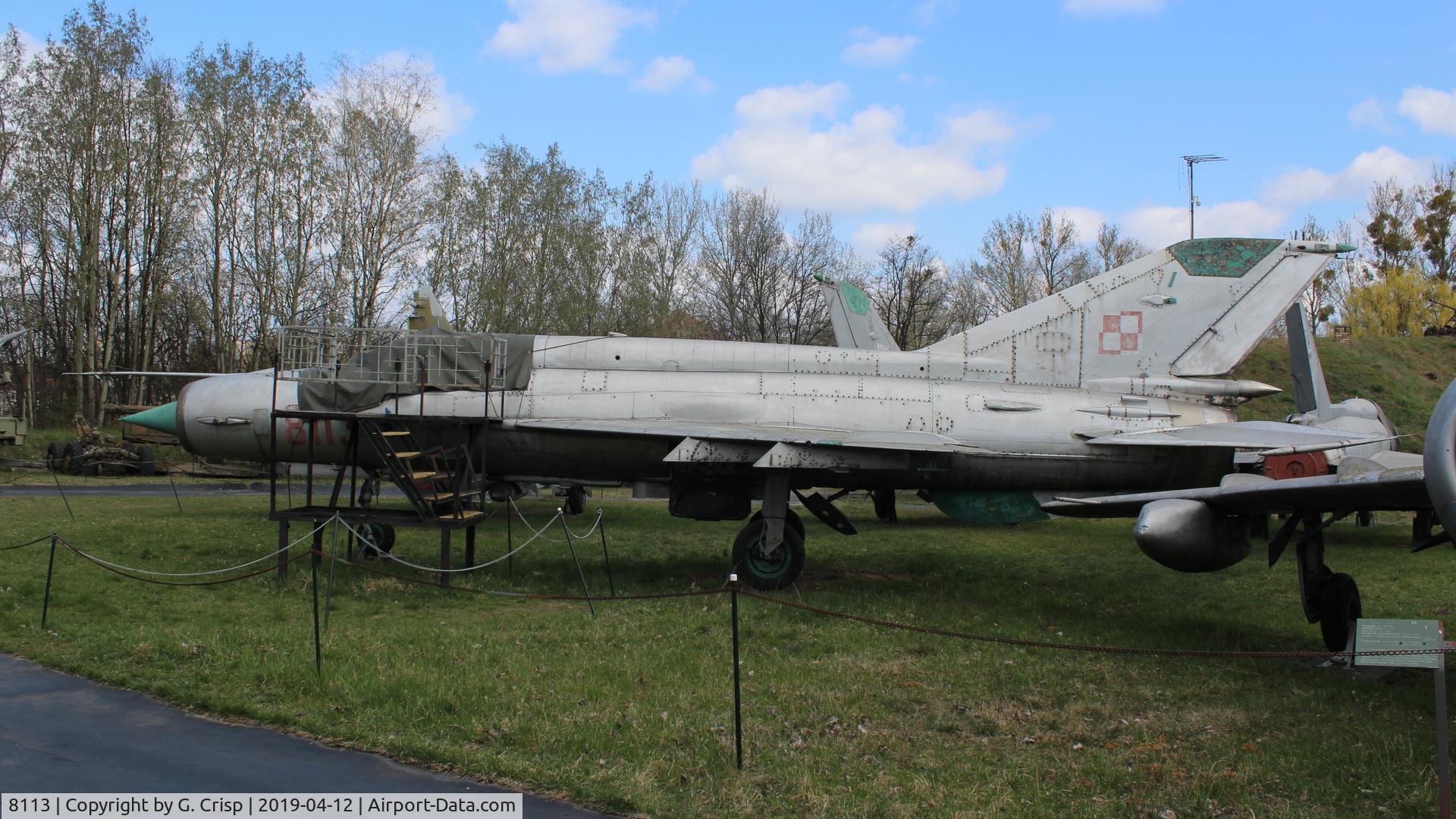 8113, Mikoyan-Gurevich MiG-21MF-75 C/N 96008113/0705, Museum of Military Technology
Fort Sadyba, Warsaw, Poland