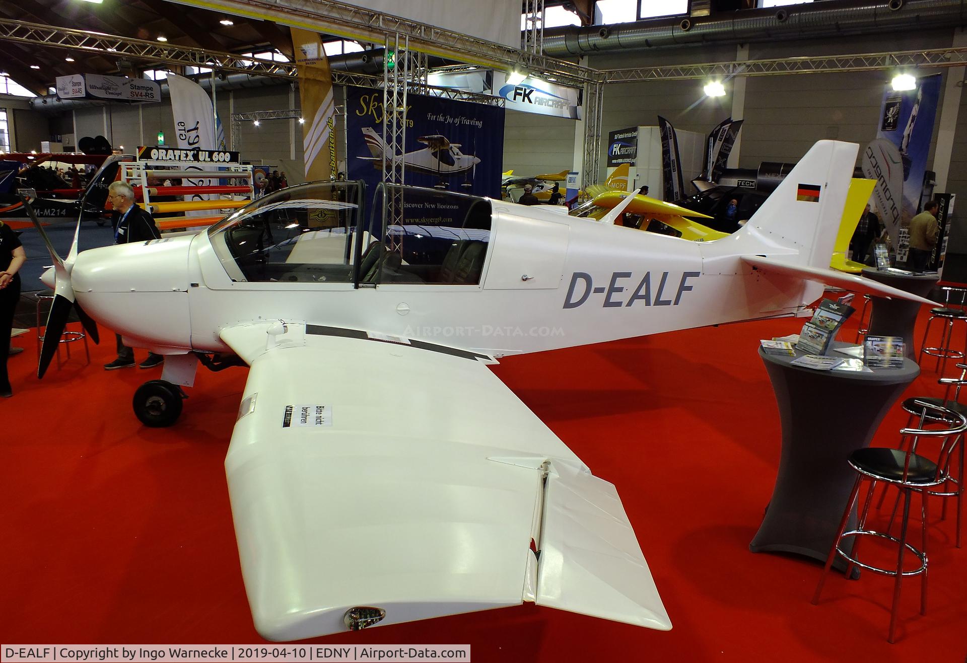 D-EALF, Robin DR-400-180 Regent Regent C/N 976, Robin DR.400-180 Regent, re-covered in seamless, glued Oratex skin, at the AERO 2019, Friedrichshafen