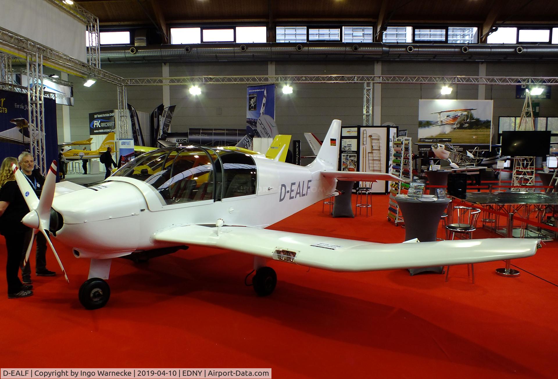 D-EALF, Robin DR-400-180 Regent Regent C/N 976, Robin DR.400-180 Regent, re-covered in seamless, glued Oratex skin, at the AERO 2019, Friedrichshafen