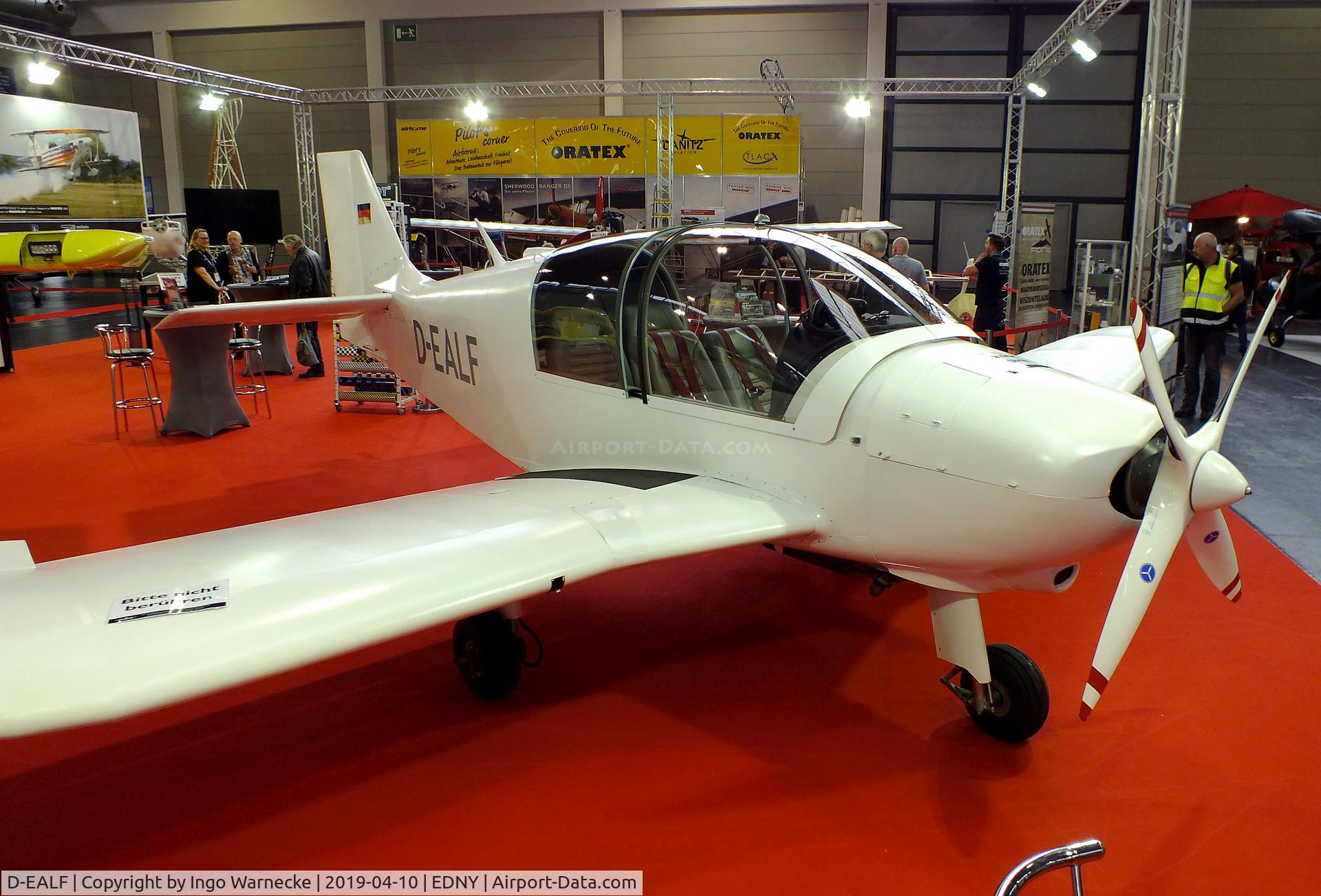 D-EALF, Robin DR-400-180 Regent Regent C/N 976, Robin DR.400-180 Regent, re-covered in seamless, glued Oratex skin, at the AERO 2019, Friedrichshafen