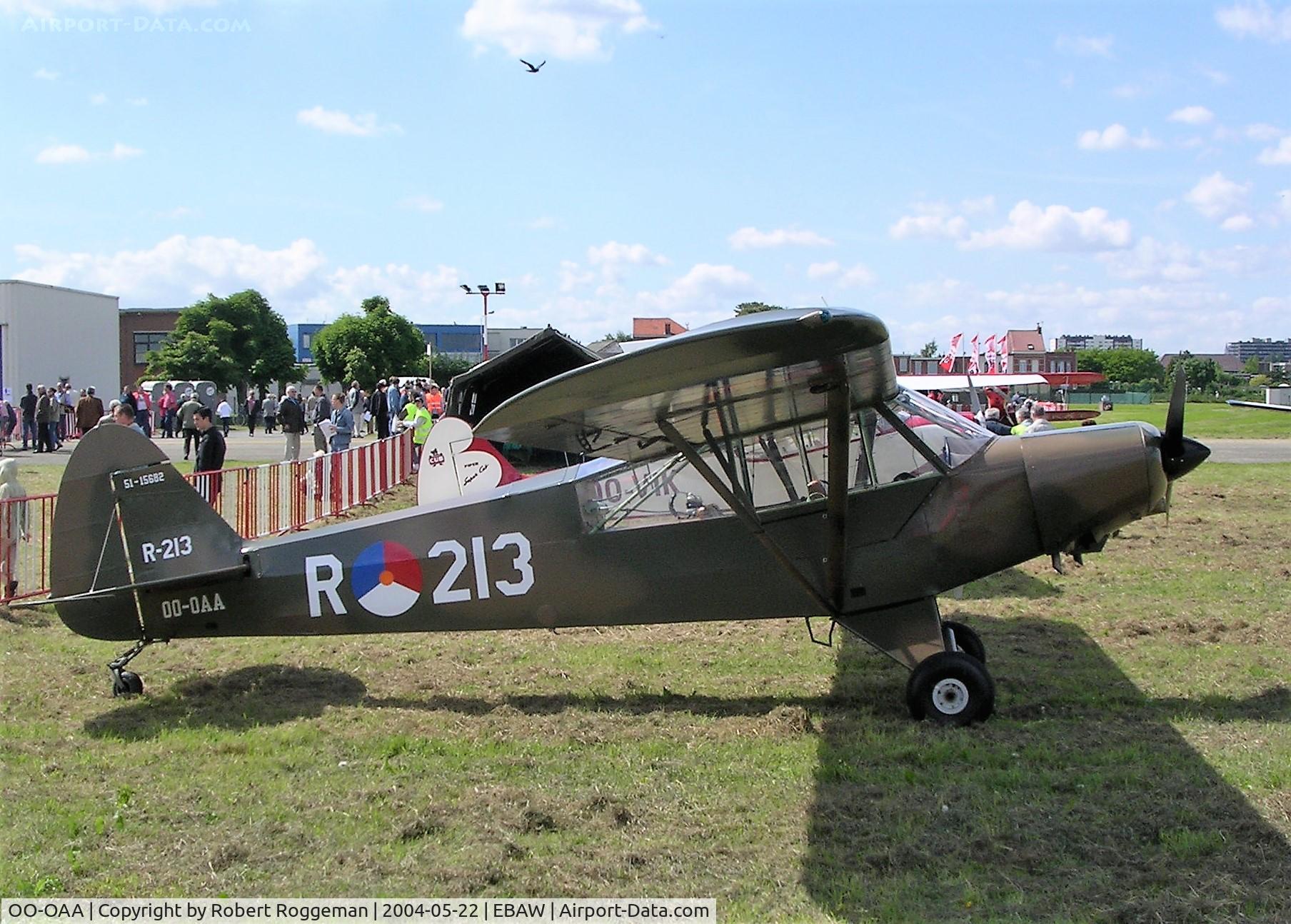 OO-OAA, 1950 Piper L-21A Super Cub (PA-18-125) C/N 18-568, STAMP FLY IN.
R213