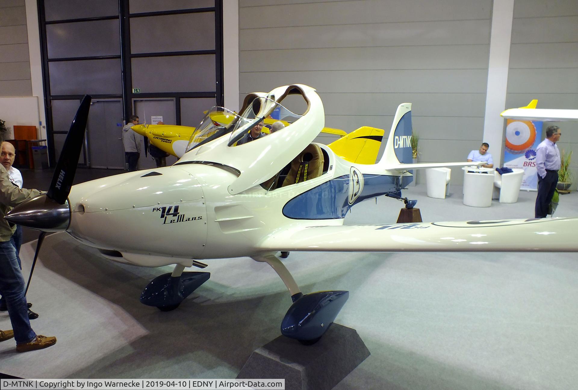 D-MTNK, B & F Technik FK-14 LeMans C/N unknown_D-mtnk, B & F Technik FK-14 LeMans at the AERO 2019, Friedrichshafen