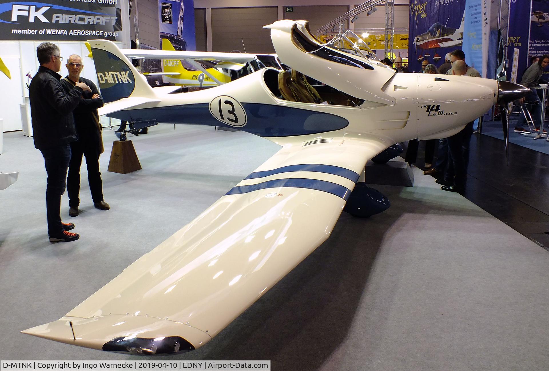 D-MTNK, B & F Technik FK-14 LeMans C/N unknown_D-mtnk, B & F Technik FK-14 LeMans at the AERO 2019, Friedrichshafen