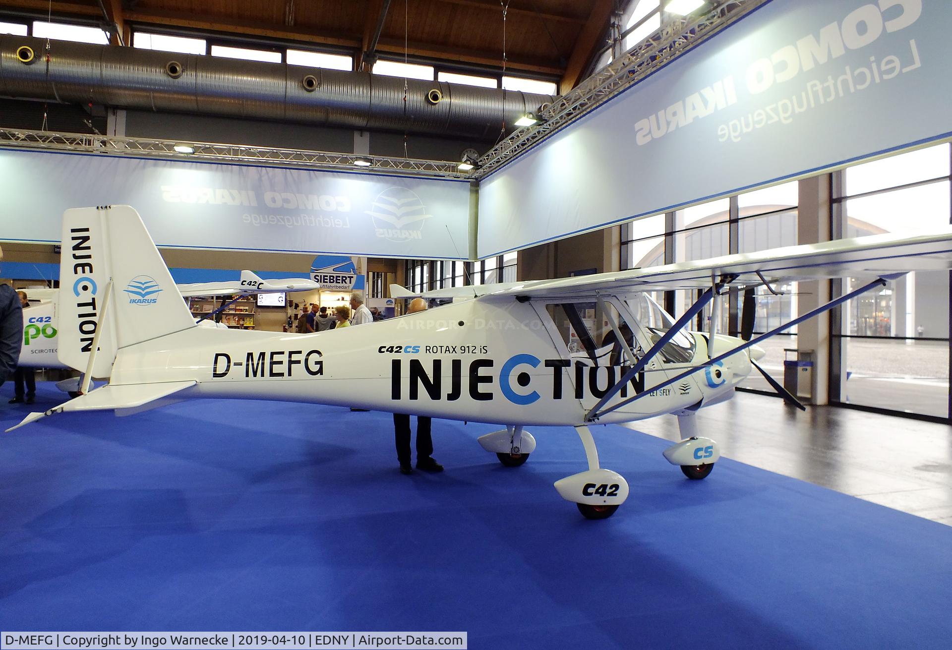 D-MEFG, Comco Ikarus C42CS Cyclone C/N unknown_d-mefg, Comco Ikarus C42CS Cyclone at the AERO 2019, Friedrichshafen