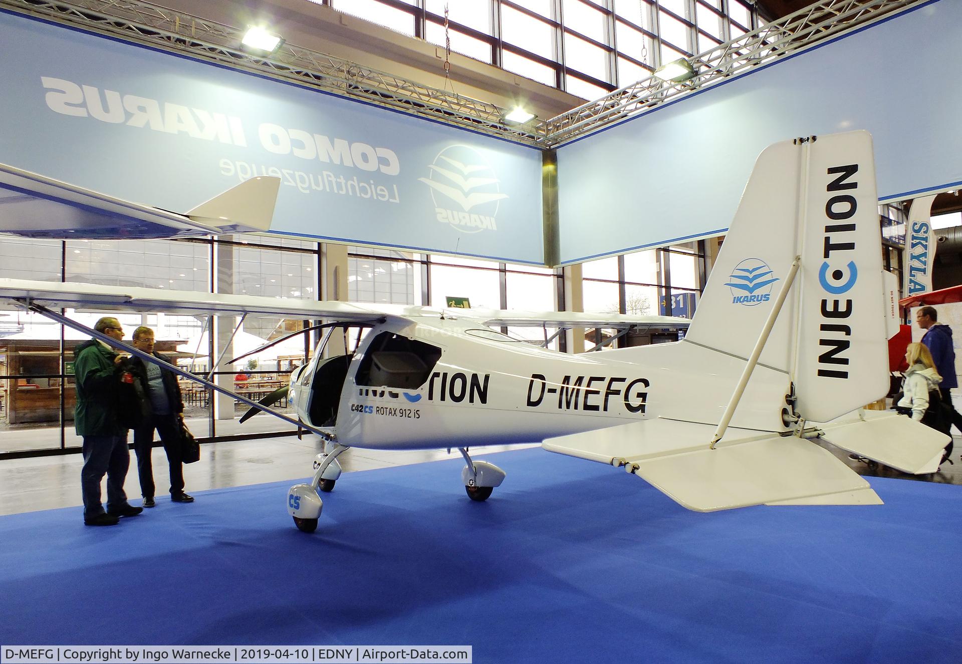 D-MEFG, Comco Ikarus C42CS Cyclone C/N unknown_d-mefg, Comco Ikarus C42CS Cyclone at the AERO 2019, Friedrichshafen