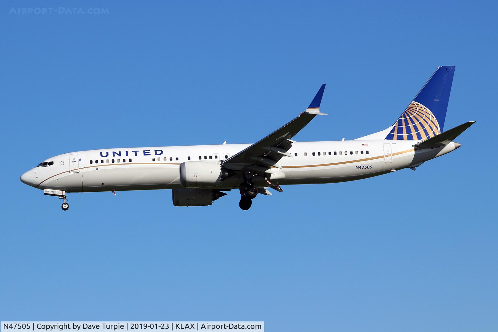 N47505, 2018 Boeing 737-9 MAX C/N 43433, Boeing 737-9 Max