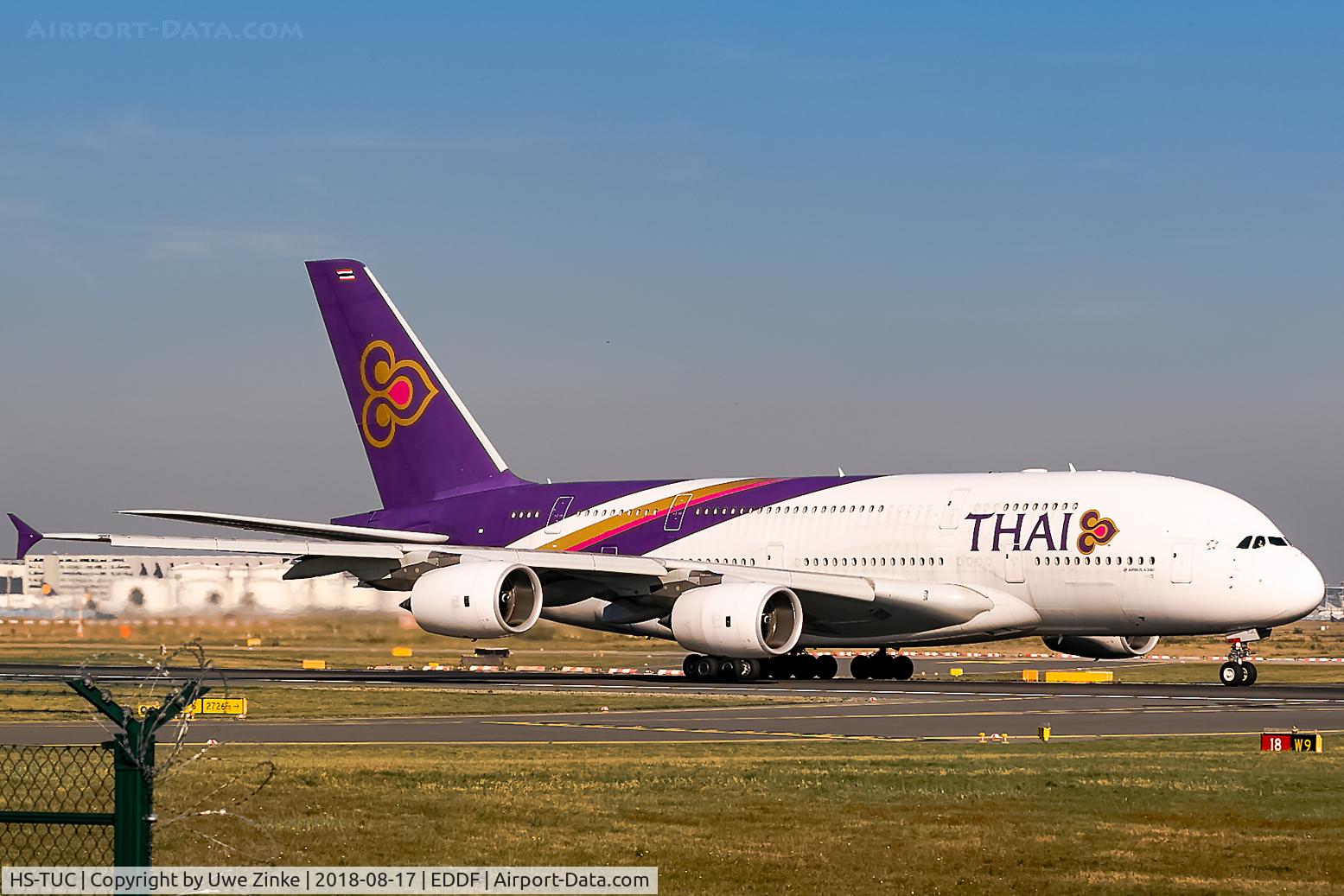 HS-TUC, 2012 Airbus A380-841 C/N 100, Rwy.18
