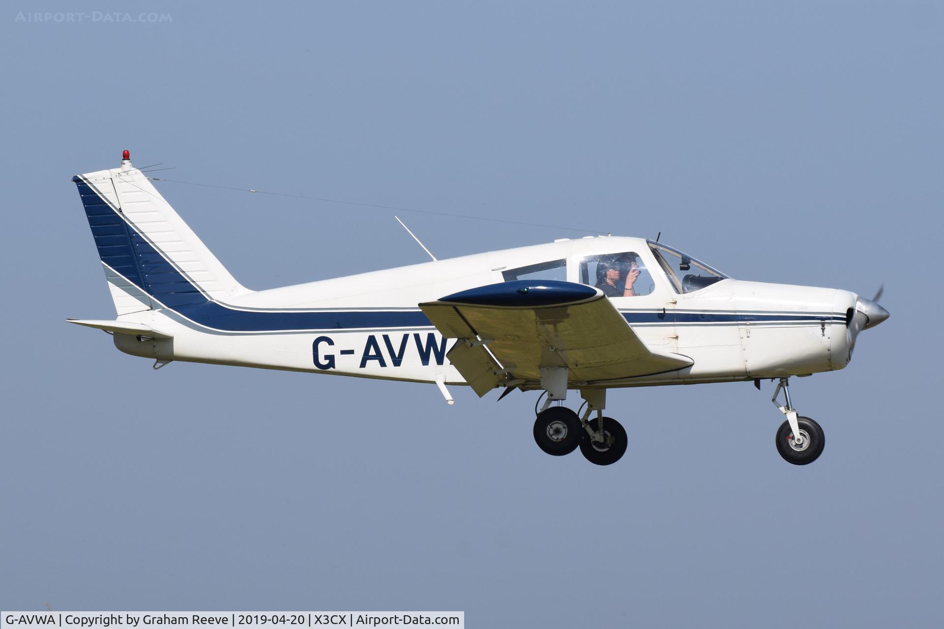 G-AVWA, 1967 Piper PA-28-140 Cherokee C/N 28-23660, Landing at Northrepps.