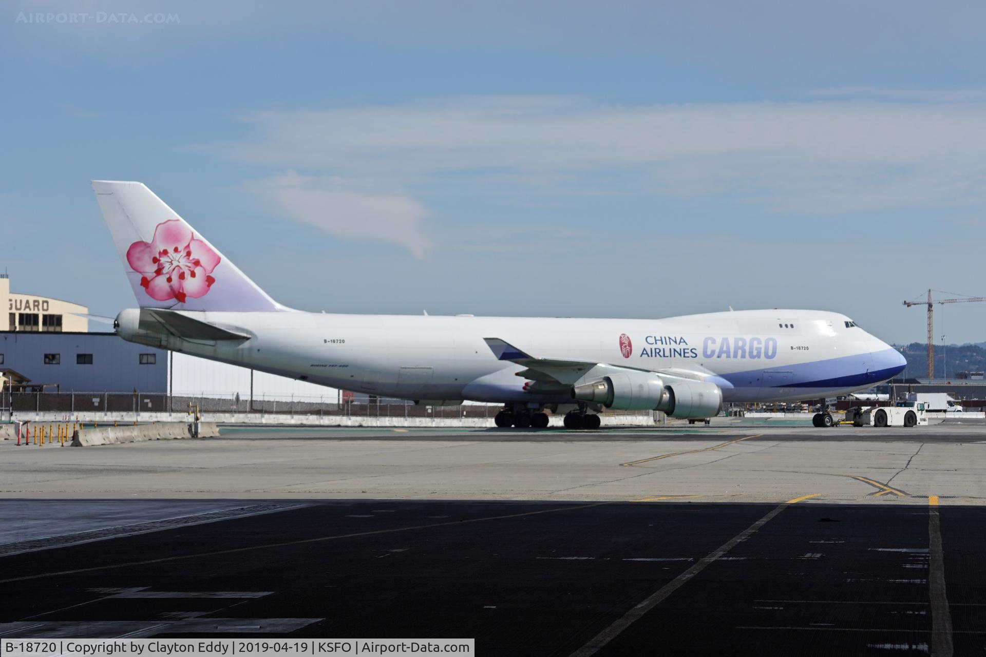 B-18720, 2005 Boeing 747-409F/SCD C/N 33733, SFO 2019.