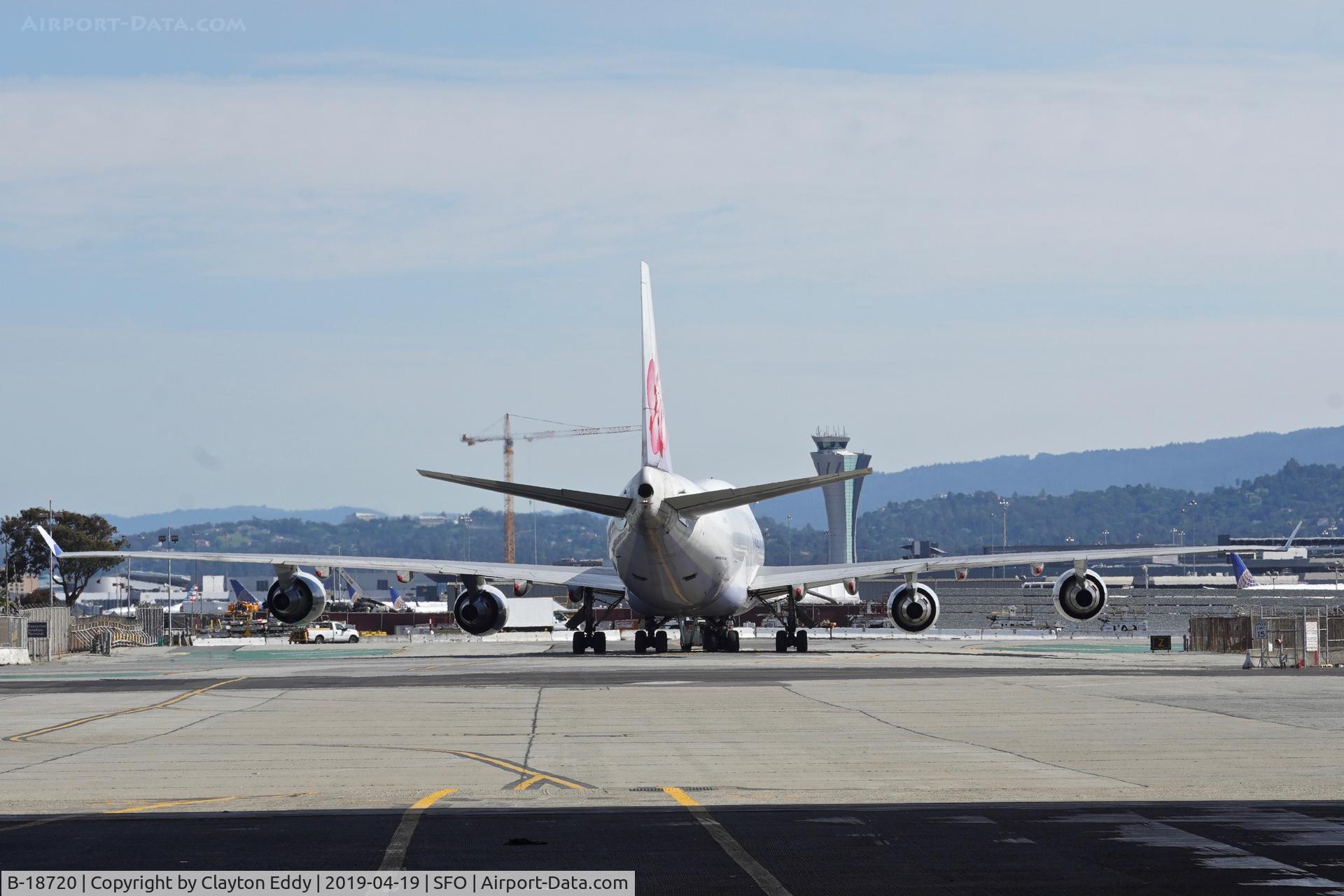 B-18720, 2005 Boeing 747-409F/SCD C/N 33733, SFO 2019.