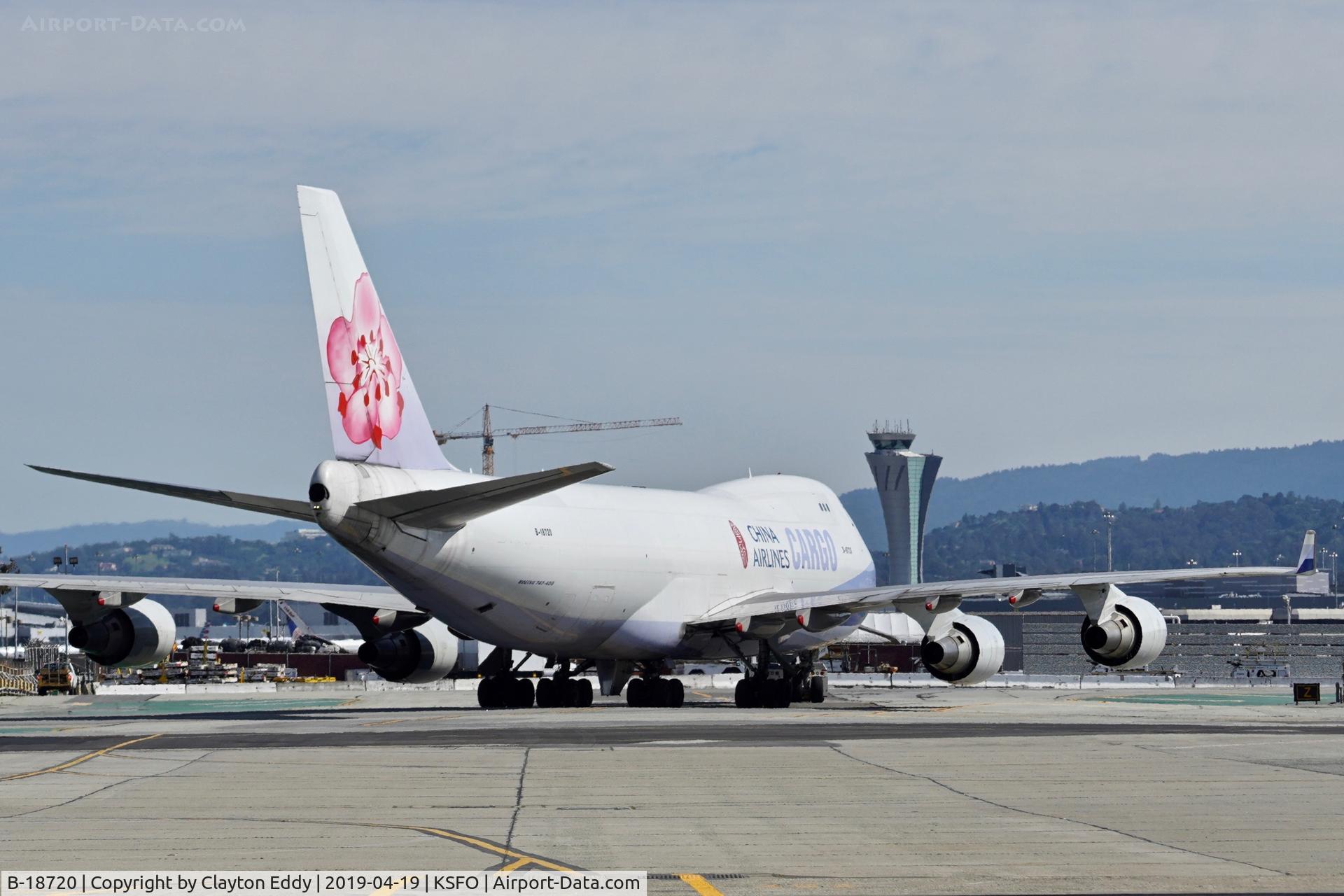 B-18720, 2005 Boeing 747-409F/SCD C/N 33733, SFO 2019.