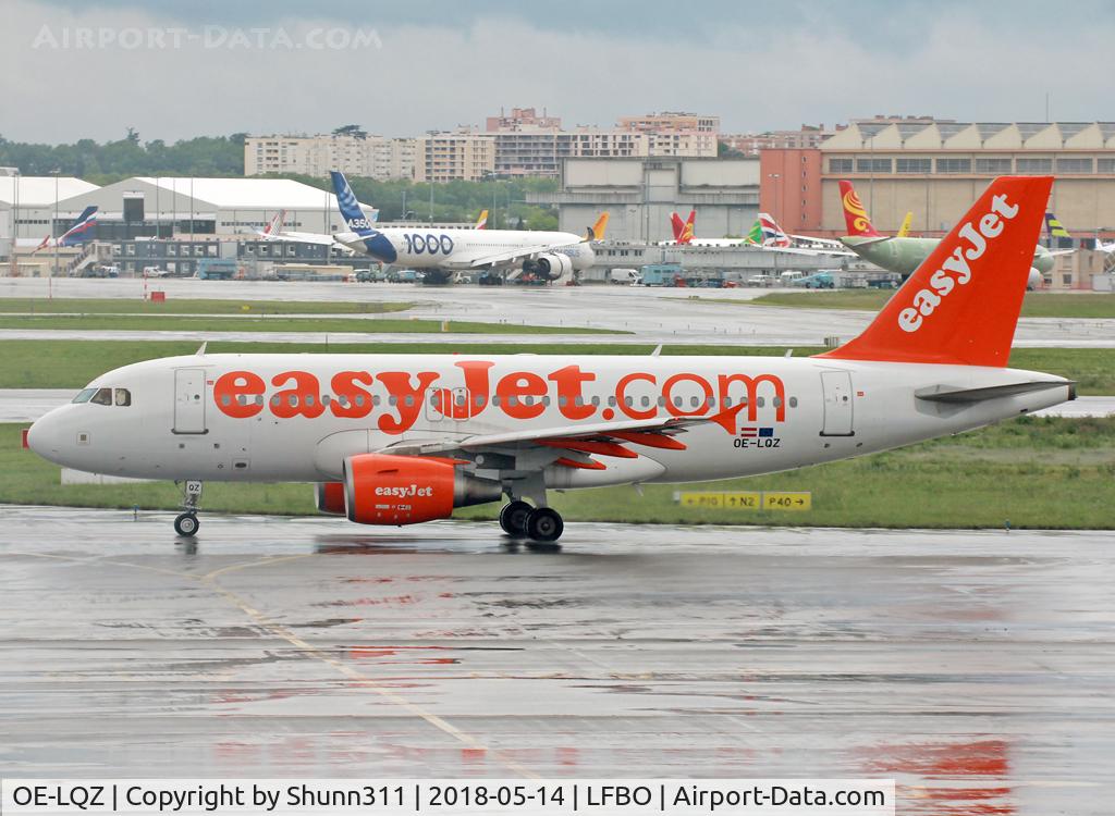 OE-LQZ, 2007 Airbus A319-111 C/N 3059, Taxiing holding point rwy 32R for departure...
