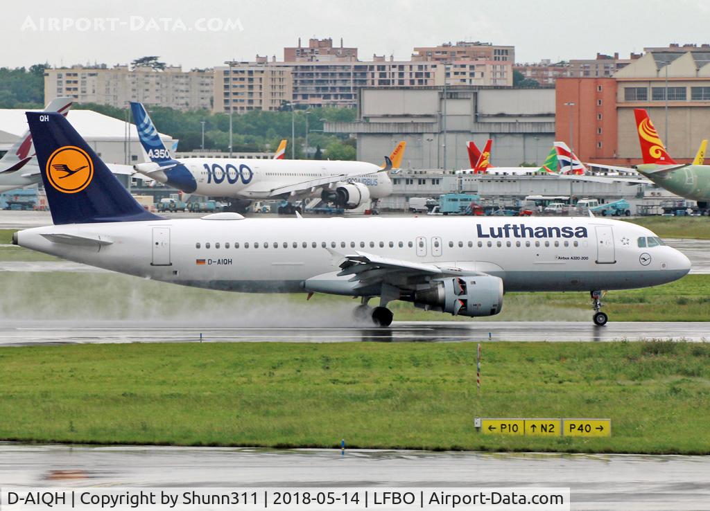 D-AIQH, 1991 Airbus A320-211 C/N 217, Landing rwy 32R