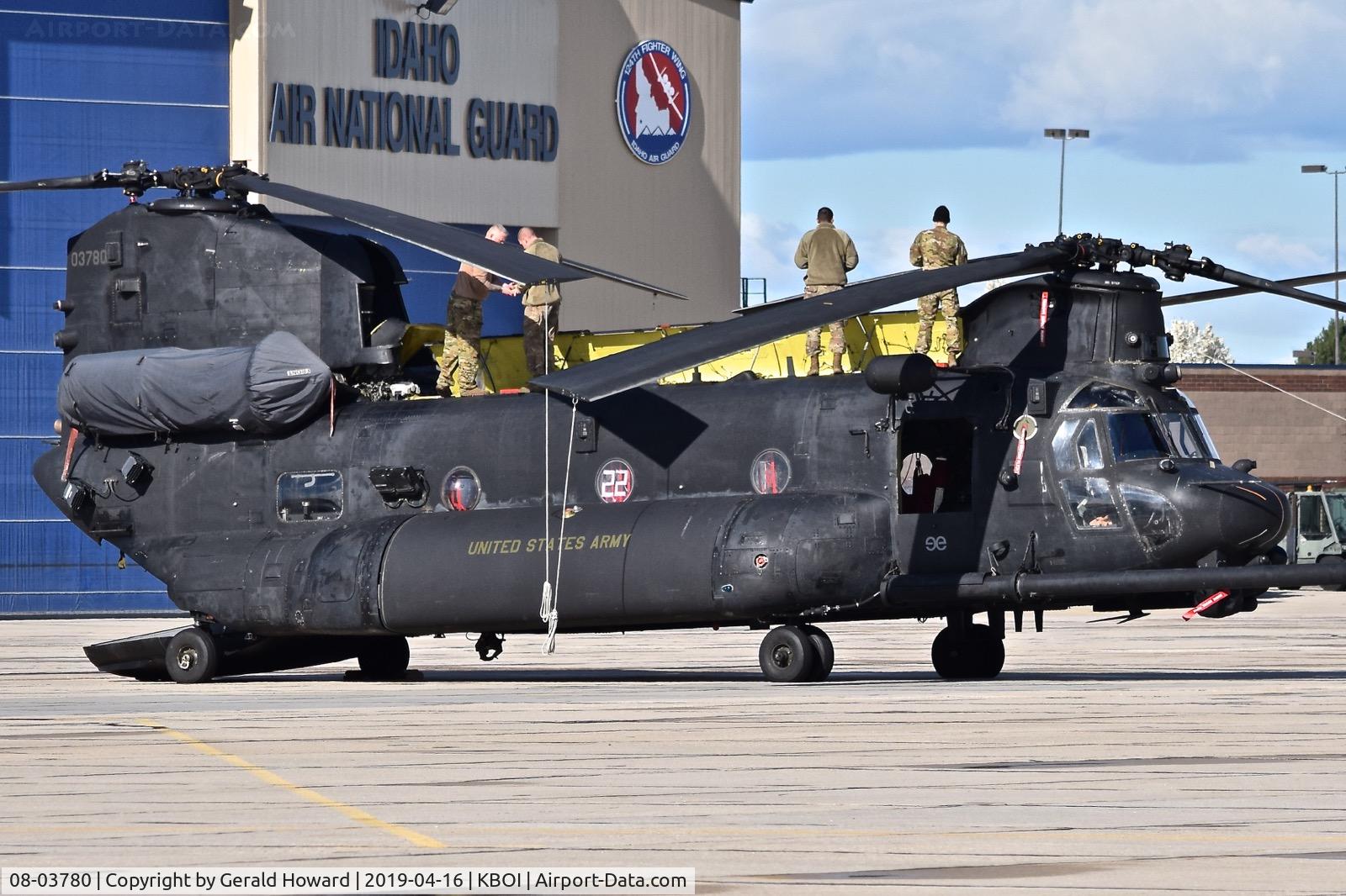 08-03780, 2008 Boeing MH-47D Chinook C/N M.3780, U.S. Army 160th Special Operations Aviation Regiment (SOAR) “Night Stalkers” 4th BN, Joint Base Lewis-McChord, WA.