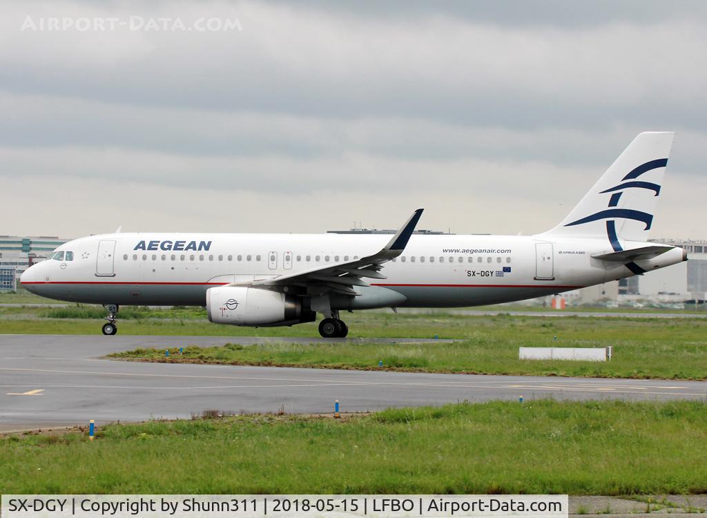 SX-DGY, 2015 Airbus A320-232 C/N 6611, Taxiing holding point rwy 32R