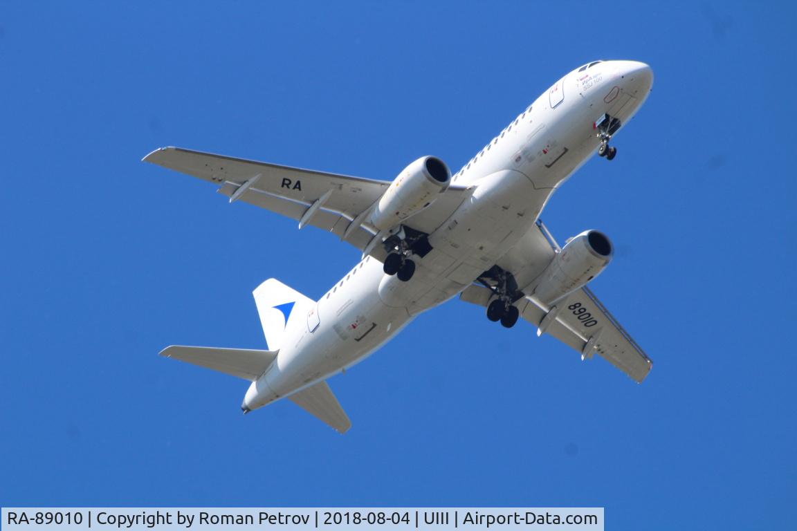 RA-89010, 2012 Sukhoi SSJ 100-95B C/N 95018, In Irkutsk
