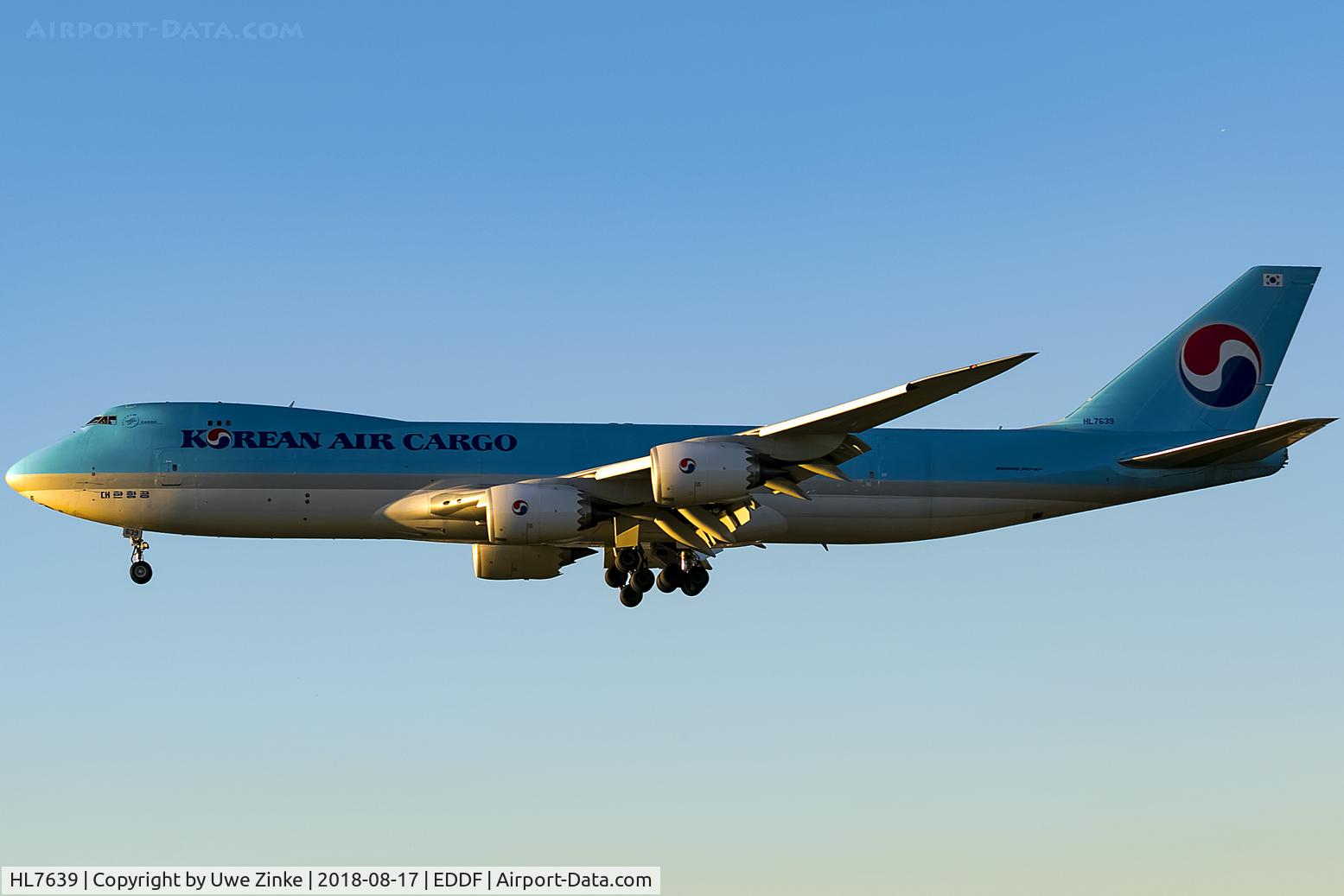 HL7639, 2016 Boeing 747-8B5F C/N 37653, Frankfurt