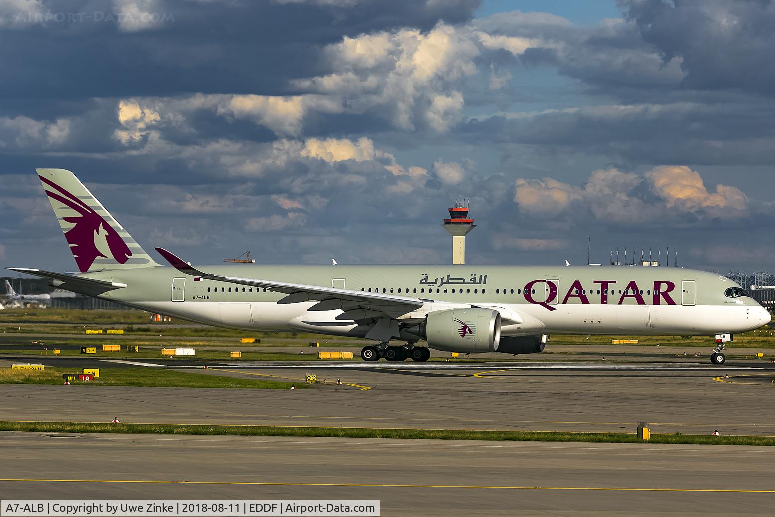 A7-ALB, 2015 Airbus A350-941 C/N 007, evening