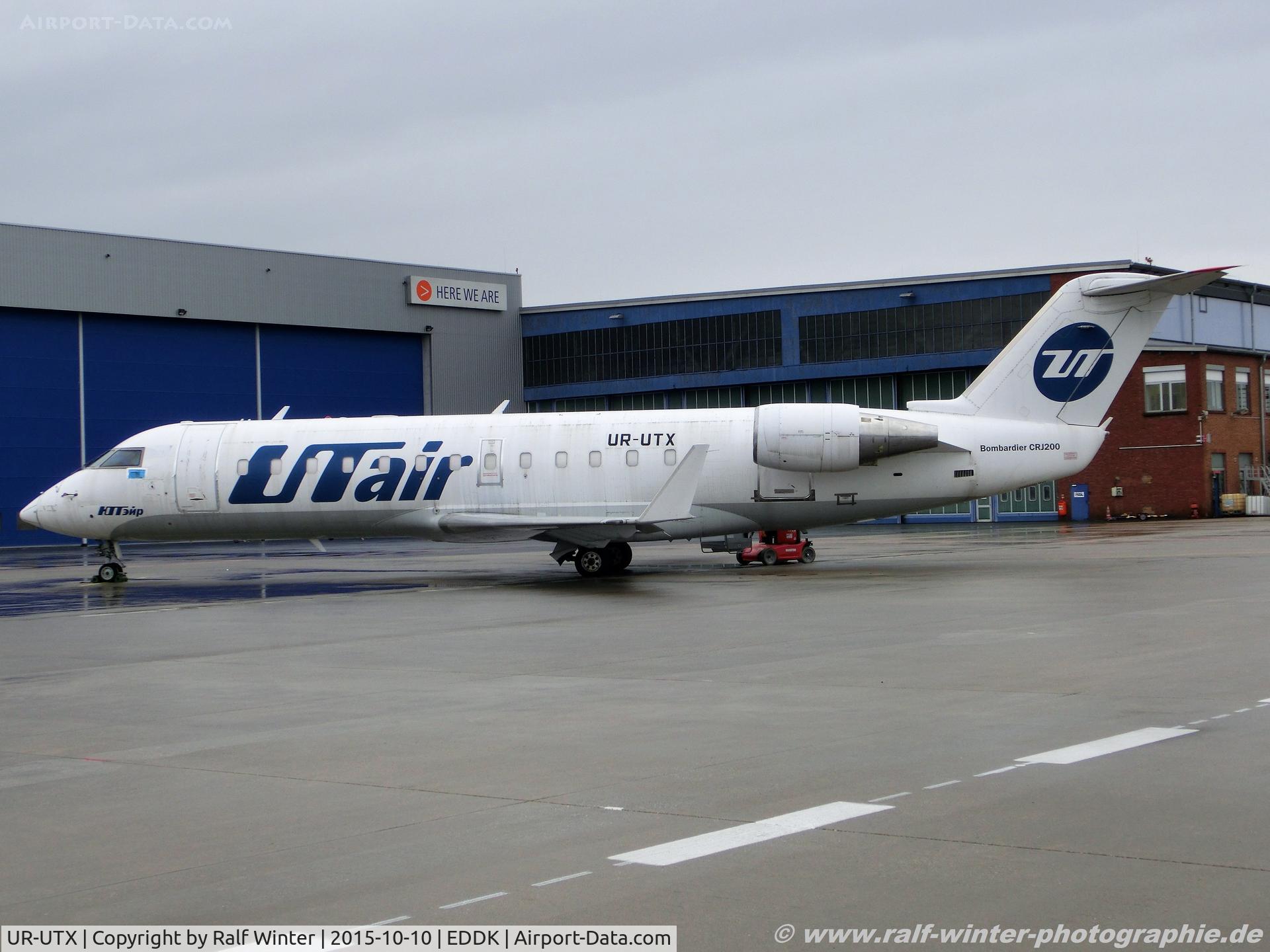 UR-UTX, 1996 Canadair CRJ-200LR (CL-600-2B19) C/N 7119, Canadair CL-600-2B19 CRJ-200LR - QU UTN UTair Ukraine stored CGN 10.03.2014 - 7119 - UR-UTX - 10.10.2015 - CGN