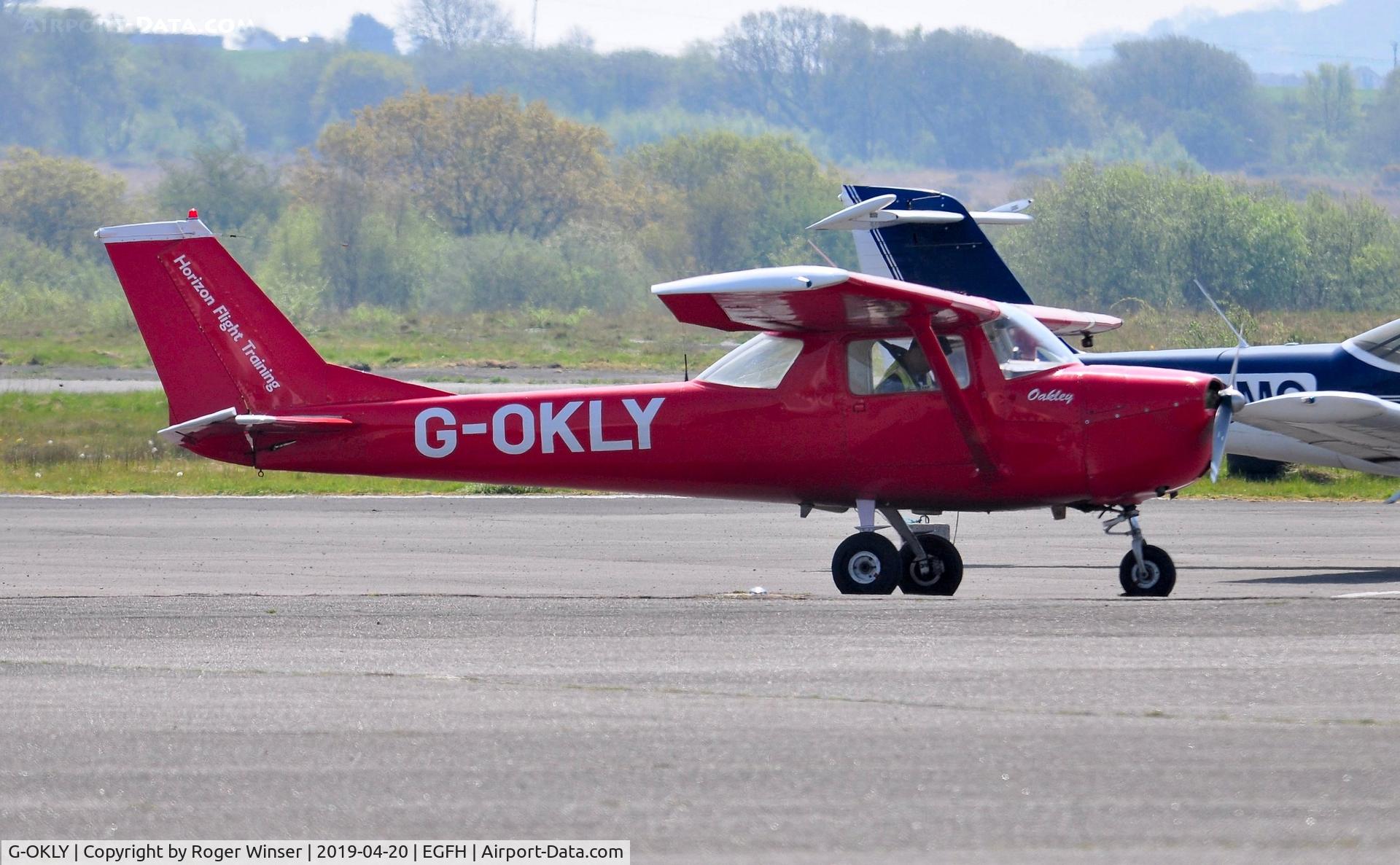 G-OKLY, 1970 Reims F150K C/N 0577, Visiting Reims/Cessna F150K.