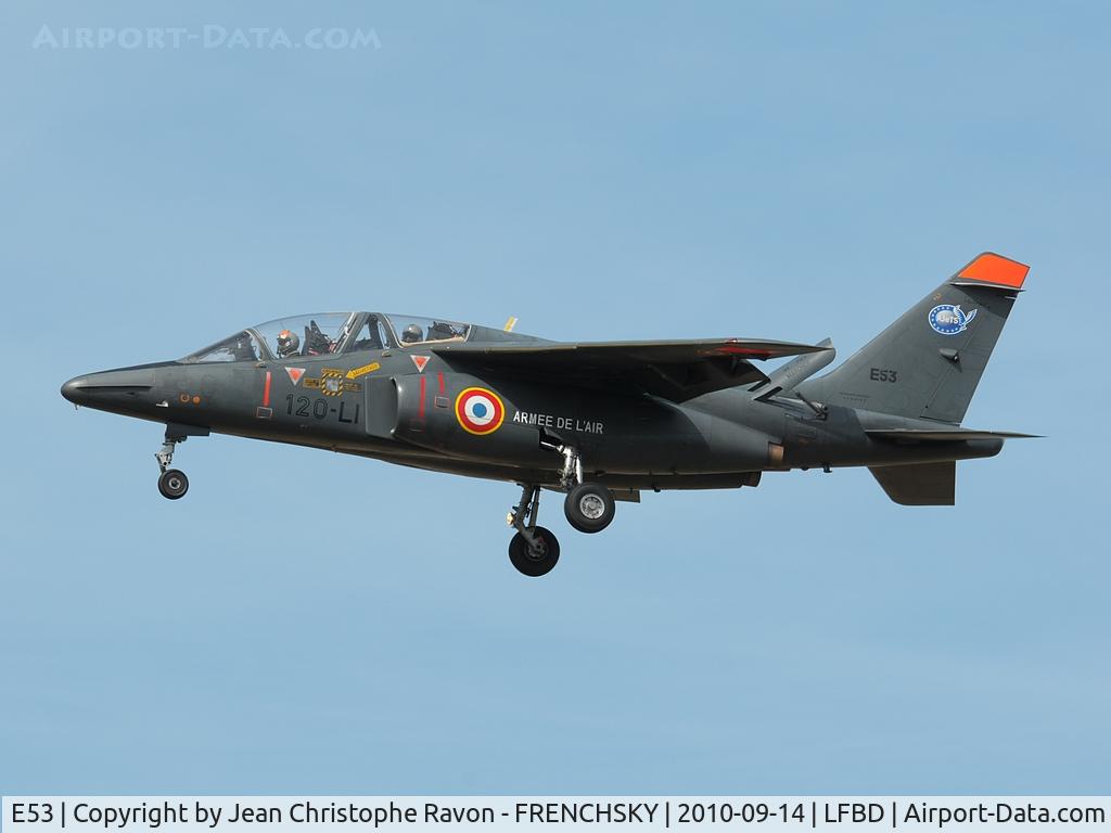 E53, Dassault-Dornier Alpha Jet E C/N E53, AJeTS landing runway 23