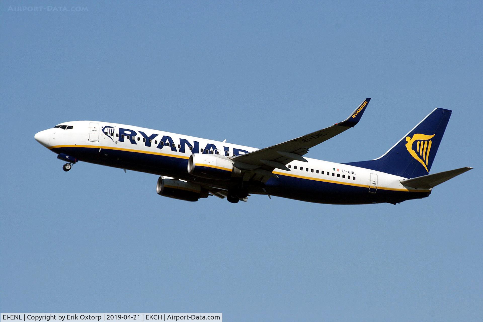 EI-ENL, 2010 Boeing 737-8AS C/N 35037, EI-ENL taking off rw 22L
