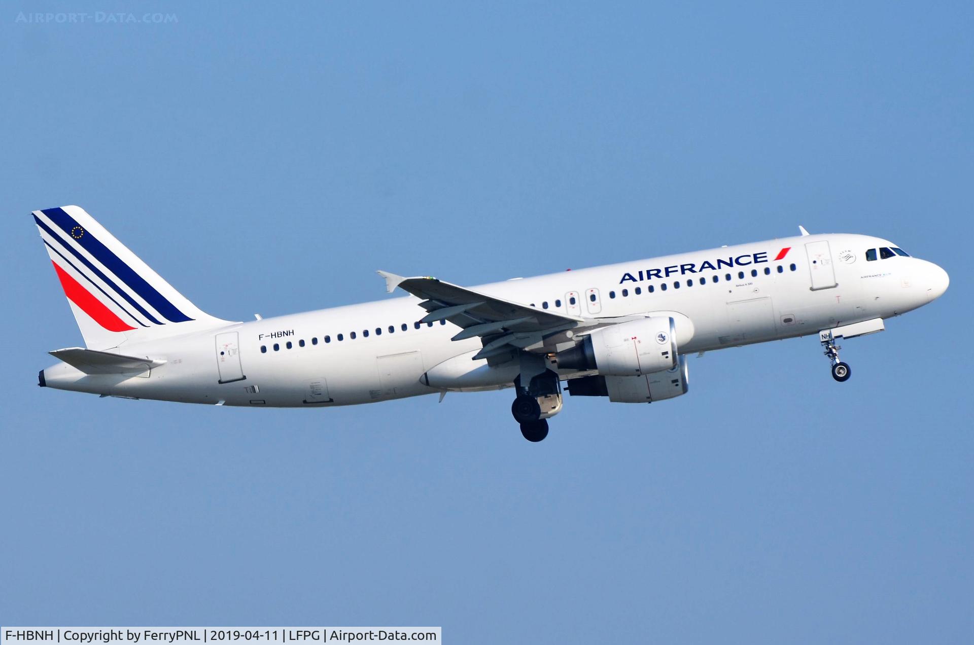F-HBNH, 2011 Airbus A320-214 C/N 4800, Departure of Air France A320