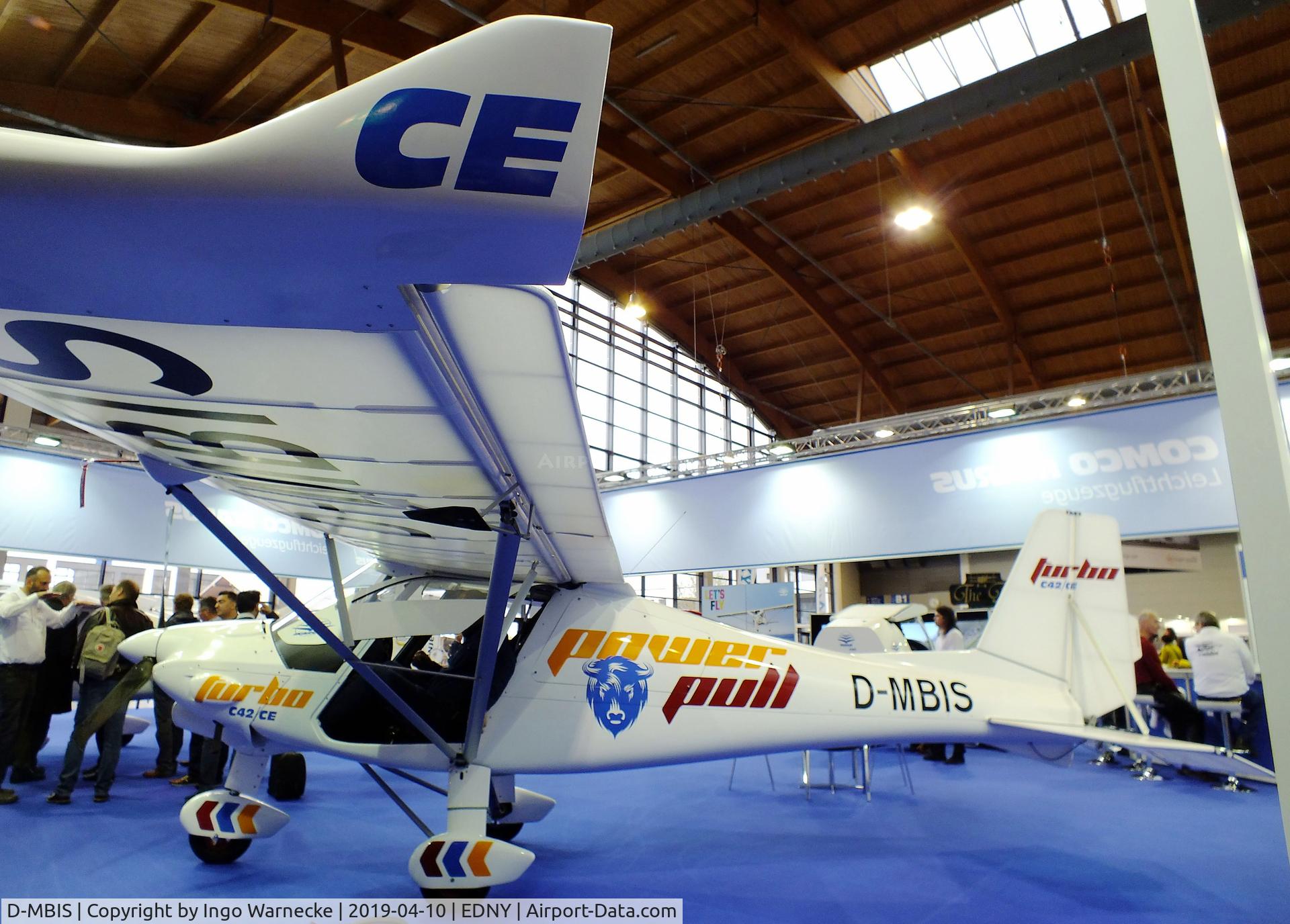 D-MBIS, Comco Ikarus C42CE Super Bison C/N unknown_d-mbis, Comco Ikarus C42CE Super Bison at the AERO 2019, Friedrichshafen