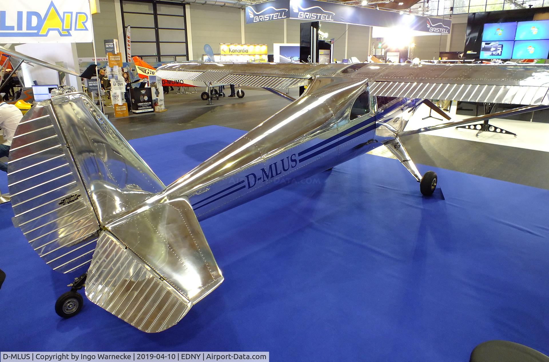 D-MLUS, 2019 Luscombe Aircraft Germany 8G Slivaire C/N not found_d-mlus, Luscombe Aircraft Germany Luscombe 8 UL at the AERO 2019, Friedrichshafen