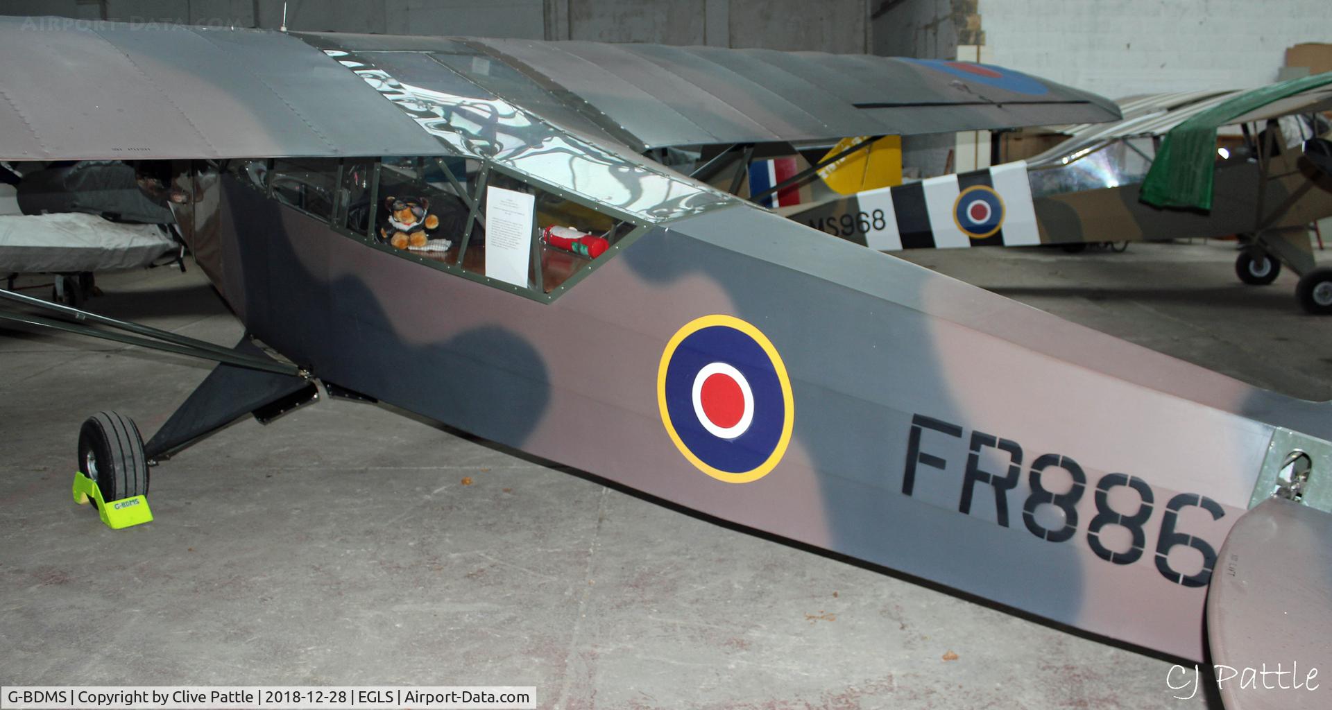 G-BDMS, 1944 Piper J3C-65 Cub Cub C/N 13049, - Preserved at the Boscombe Down Aviation Collection at Old Sarum, EGLS.