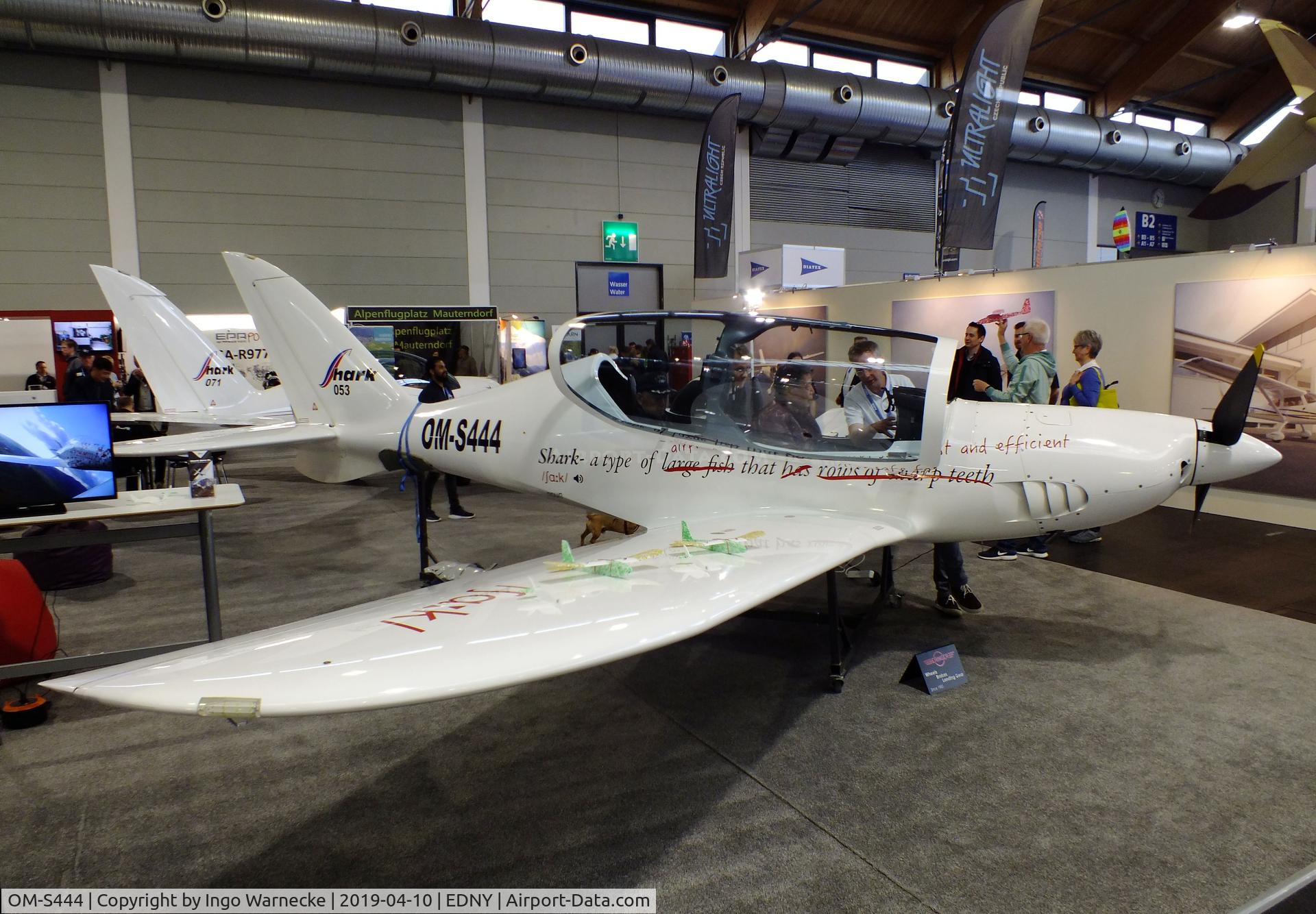 OM-S444, 2017 Shark Aero Shark C/N 053/2017, Shark Aero Shark at the AERO 2019, Friedrichshafen