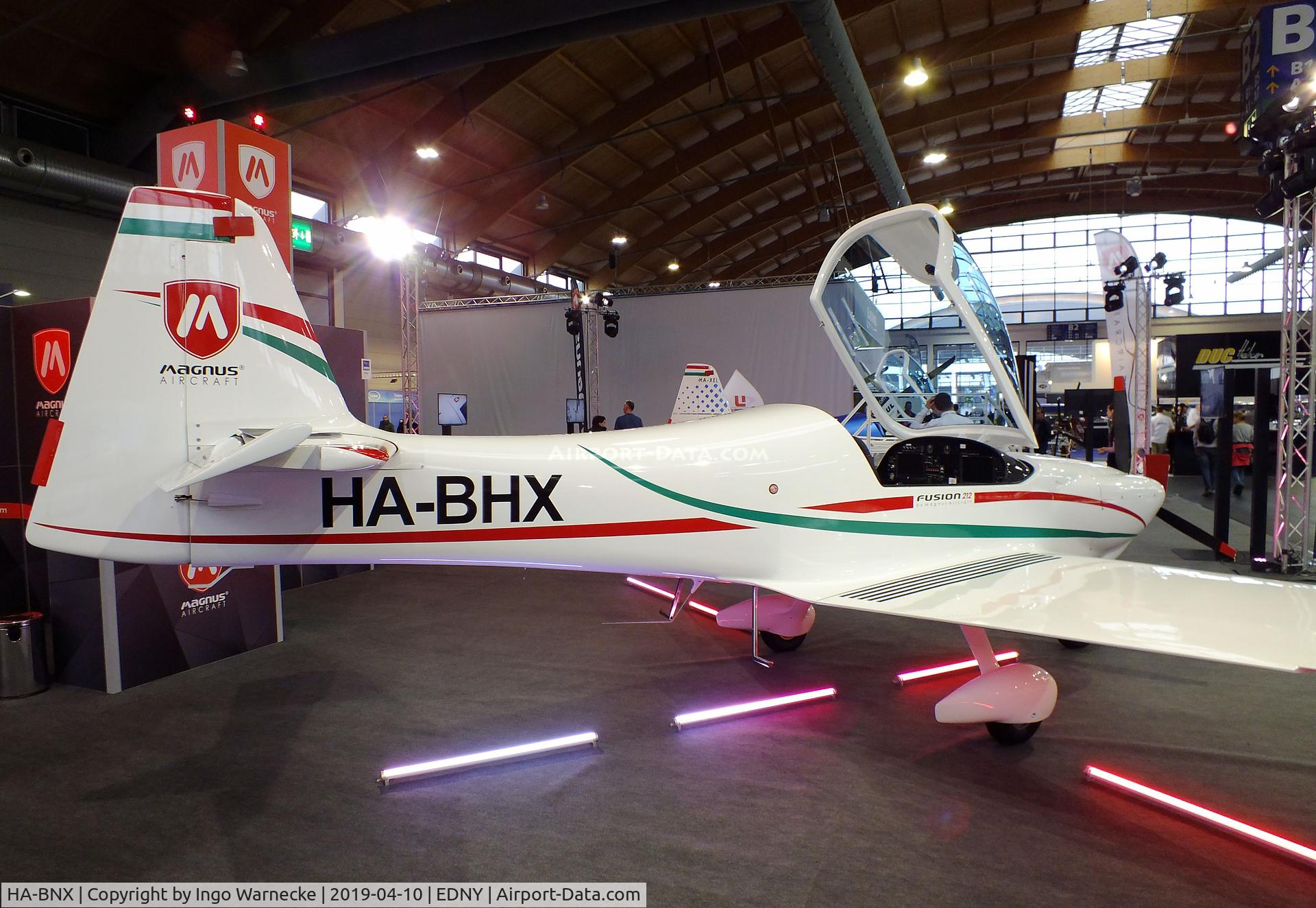 HA-BHX, Magnus Fusion 212 C/N MG-11-009, Magnus Fusion 212 at the AERO 2019, Friedrichshafen