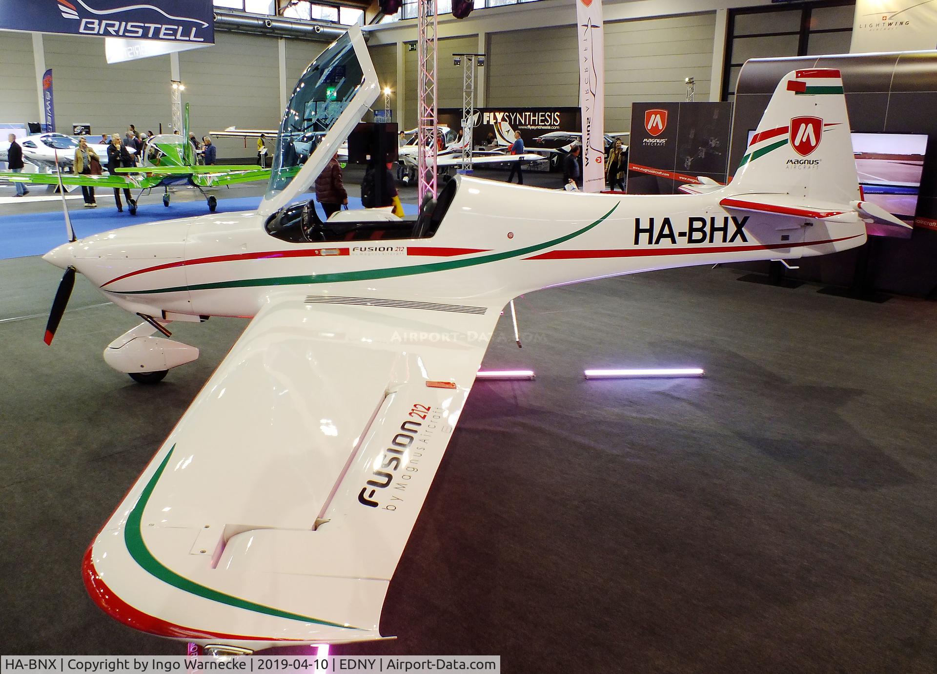 HA-BHX, Magnus Fusion 212 C/N MG-11-009, Magnus Fusion 212 at the AERO 2019, Friedrichshafen