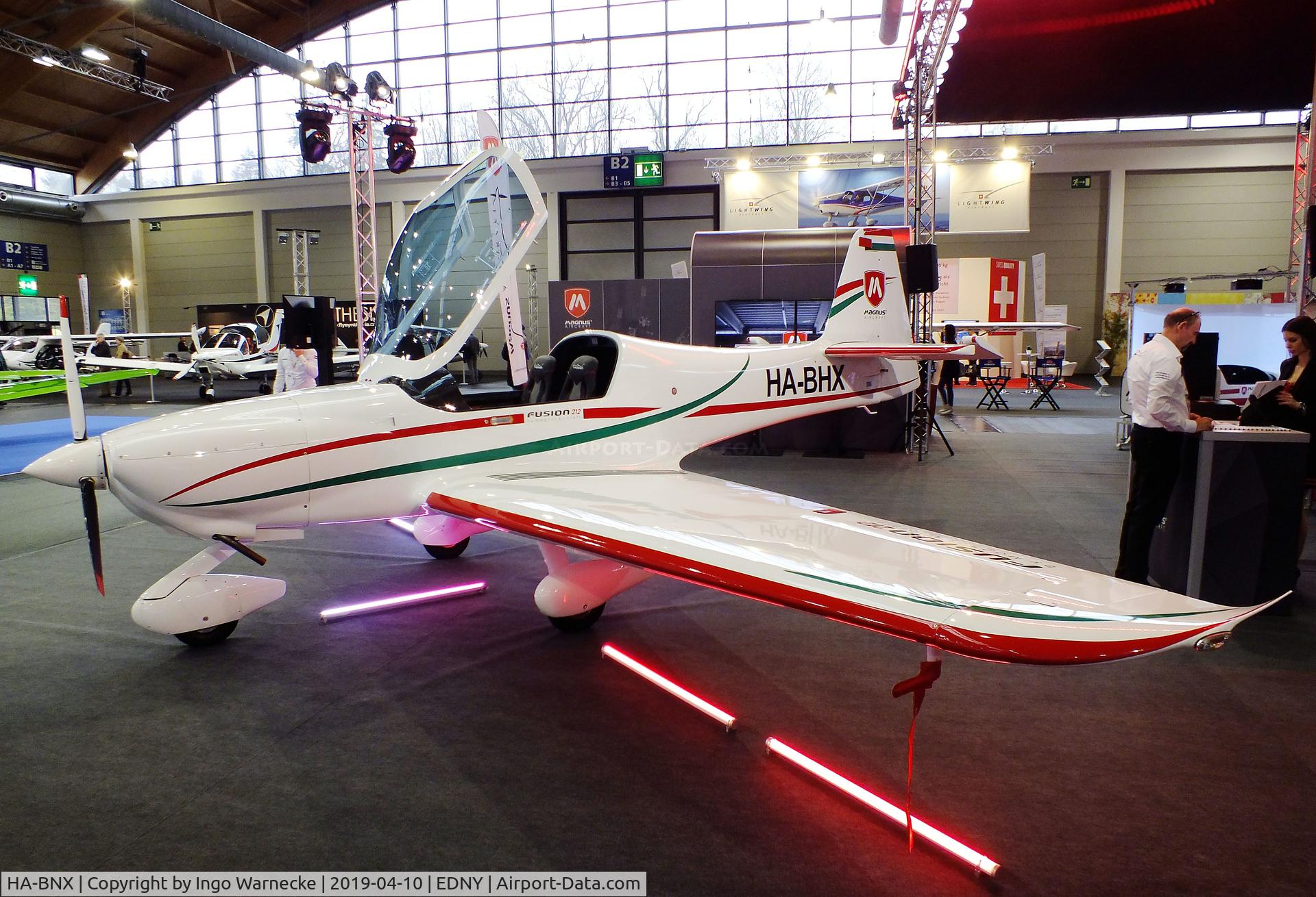 HA-BHX, Magnus Fusion 212 C/N MG-11-009, Magnus Fusion 212 at the AERO 2019, Friedrichshafen