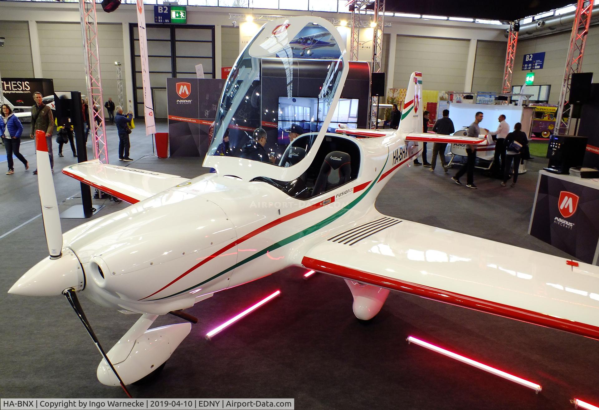 HA-BHX, Magnus Fusion 212 C/N MG-11-009, Magnus Fusion 212 at the AERO 2019, Friedrichshafen