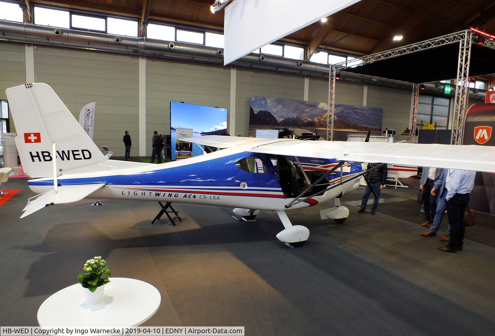HB-WED, 2018 Light Wing AC4 CS LSA C/N 005, LightWing AC4 CS LSA at the AERO 2019, Friedrichshafen